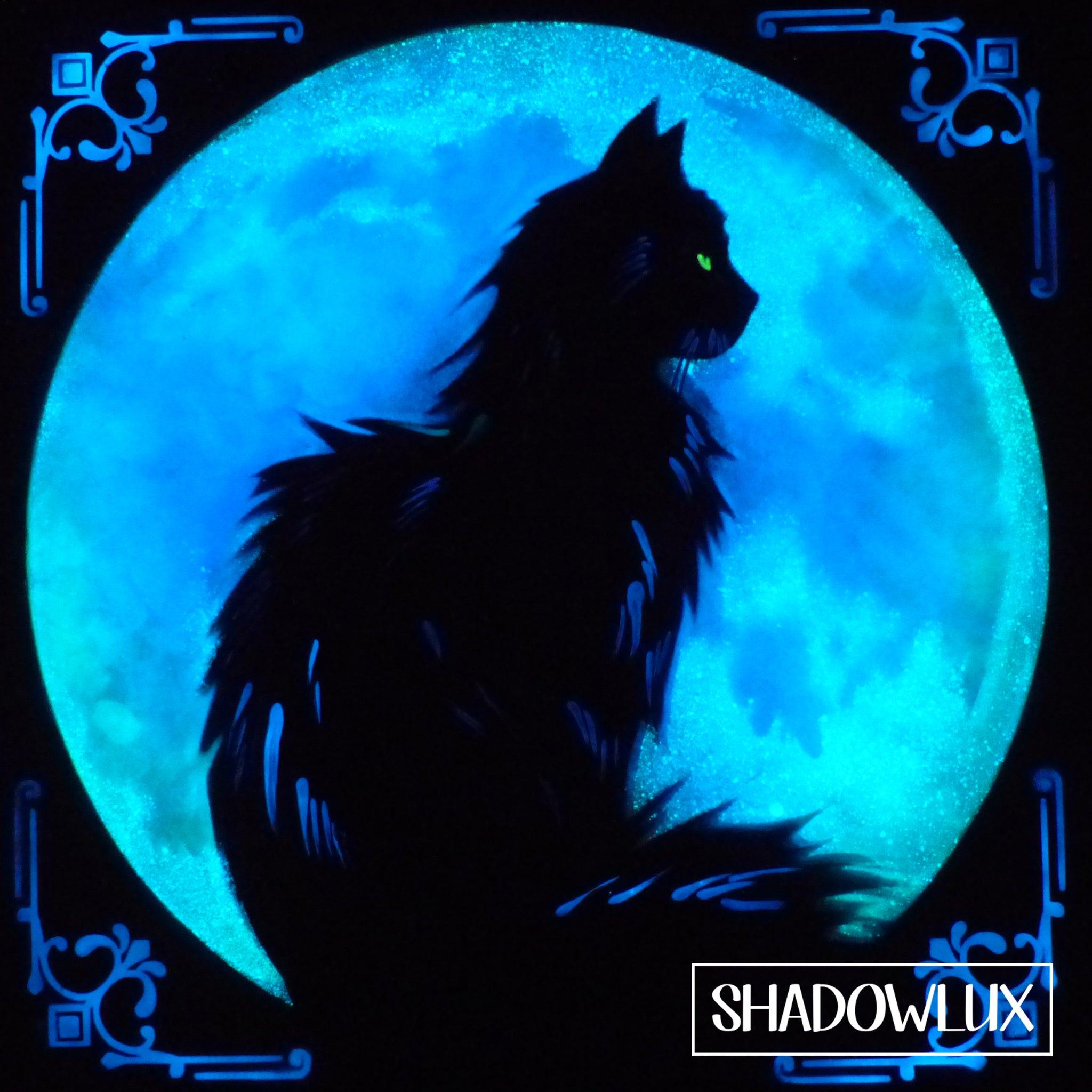 glow in the dark cat