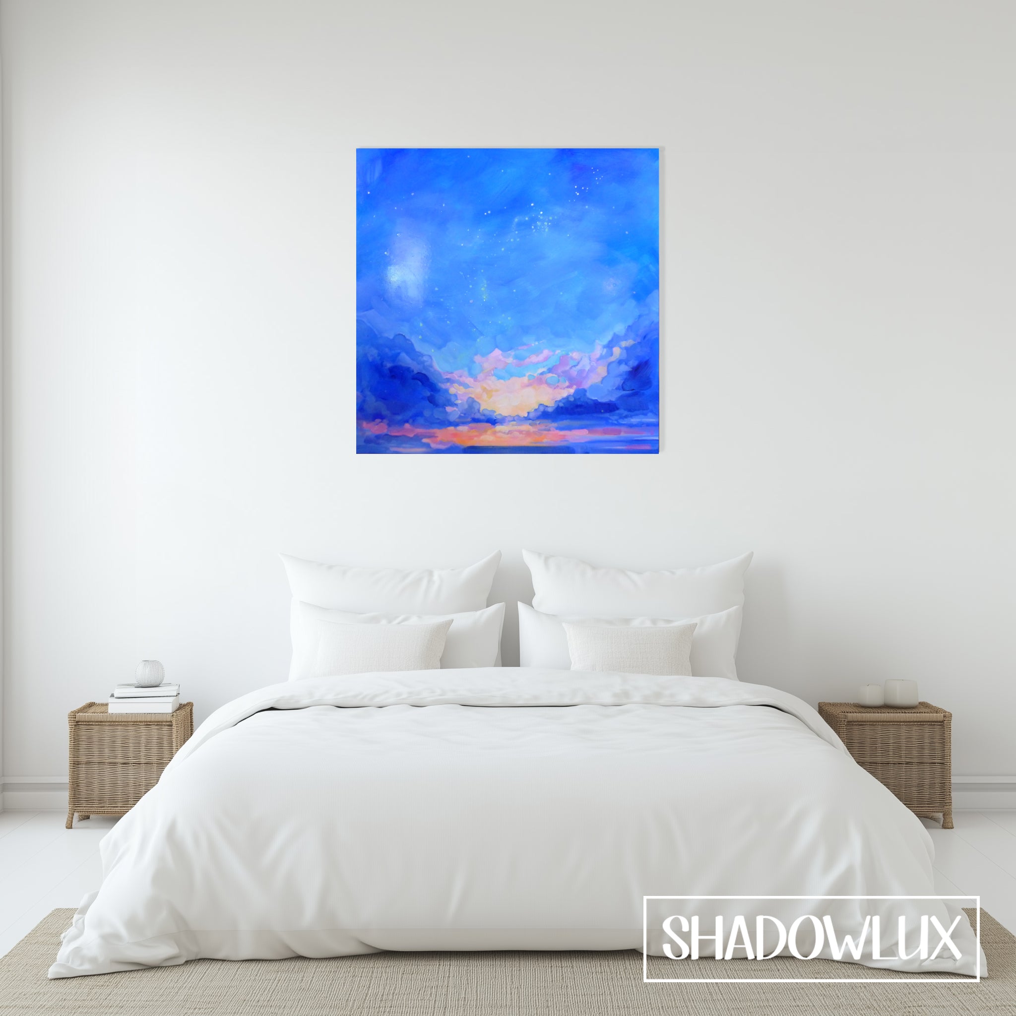 Glow in the Dark Art ~ Nebula Rising