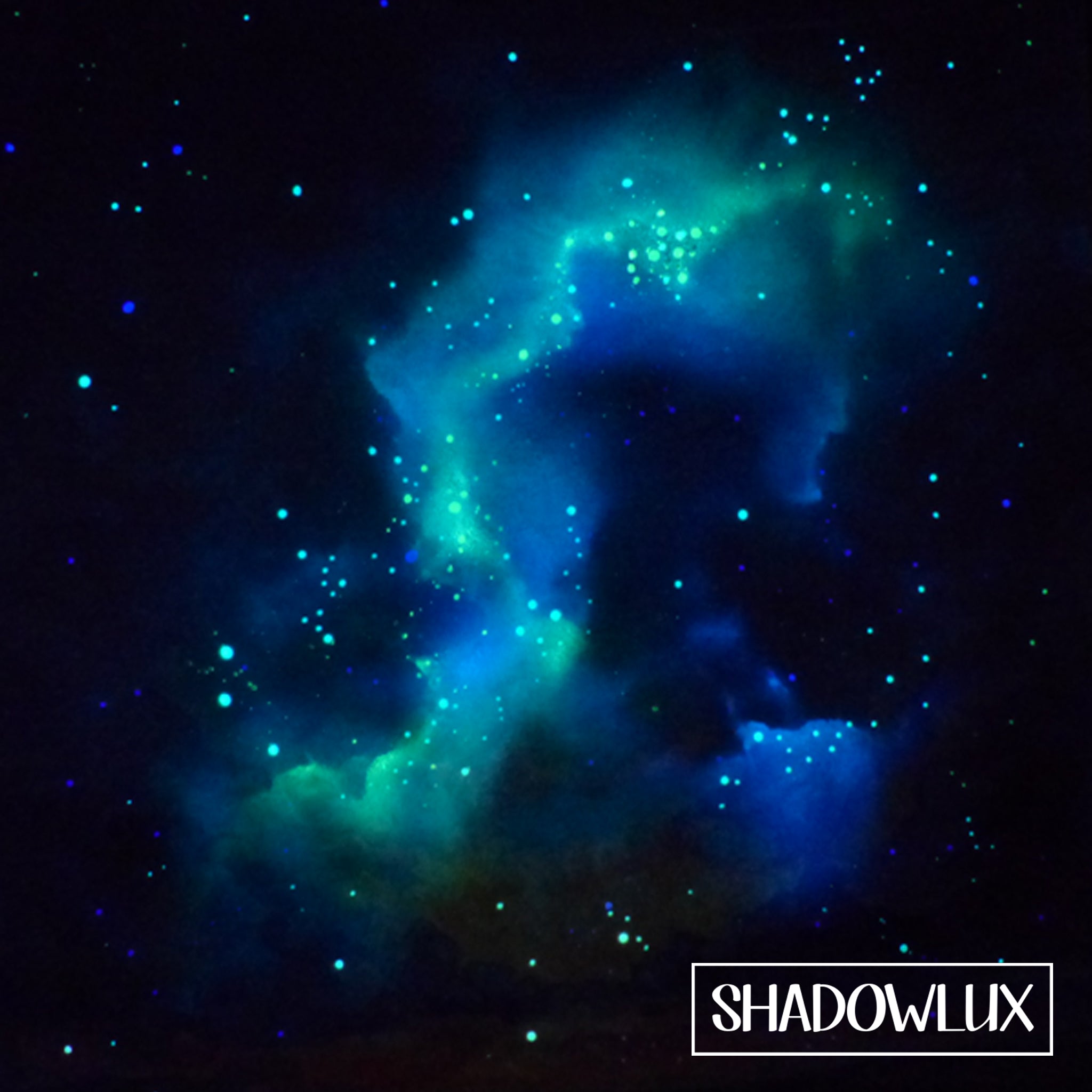 glow in the darn nebula painting