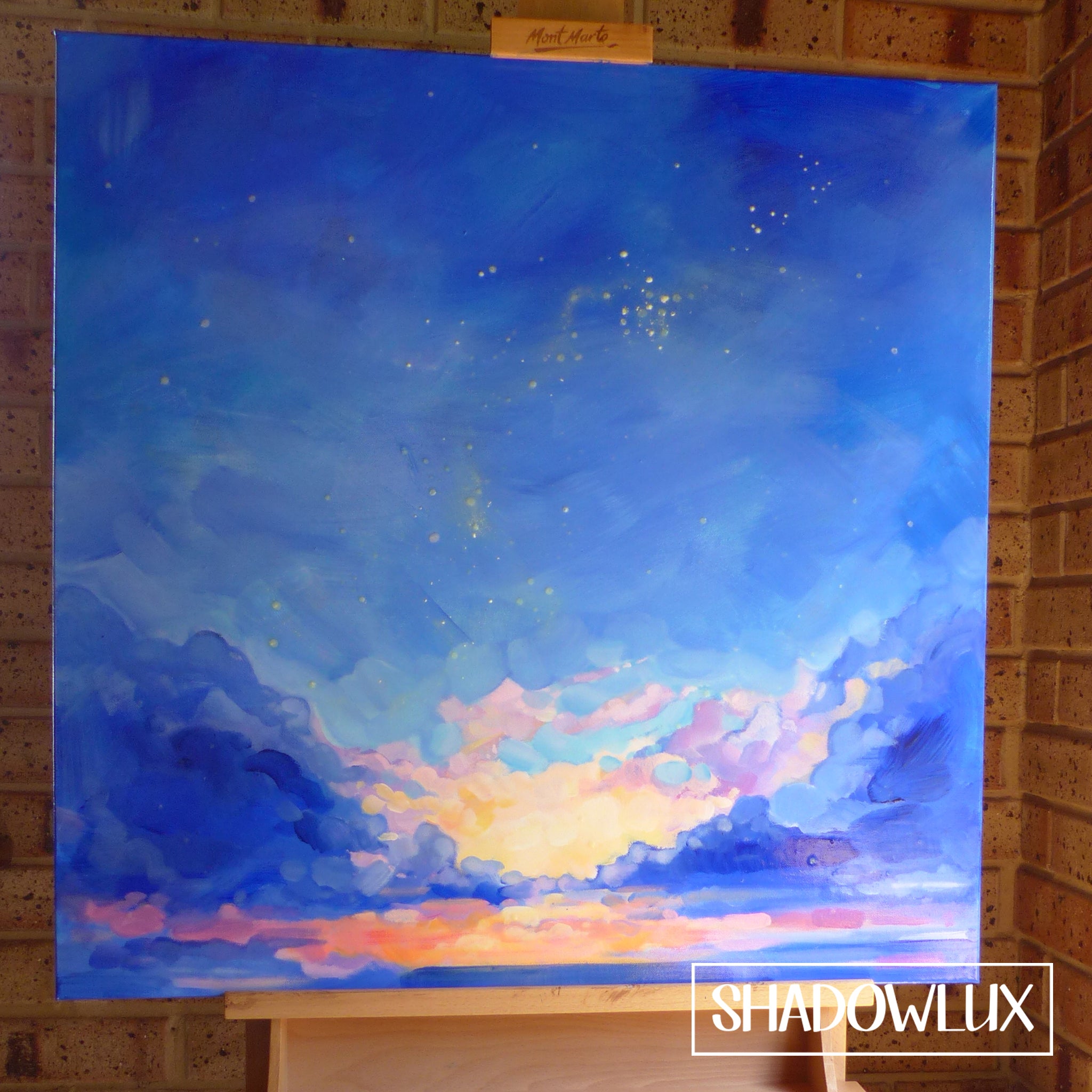 Glow in the Dark Art ~ Nebula Rising