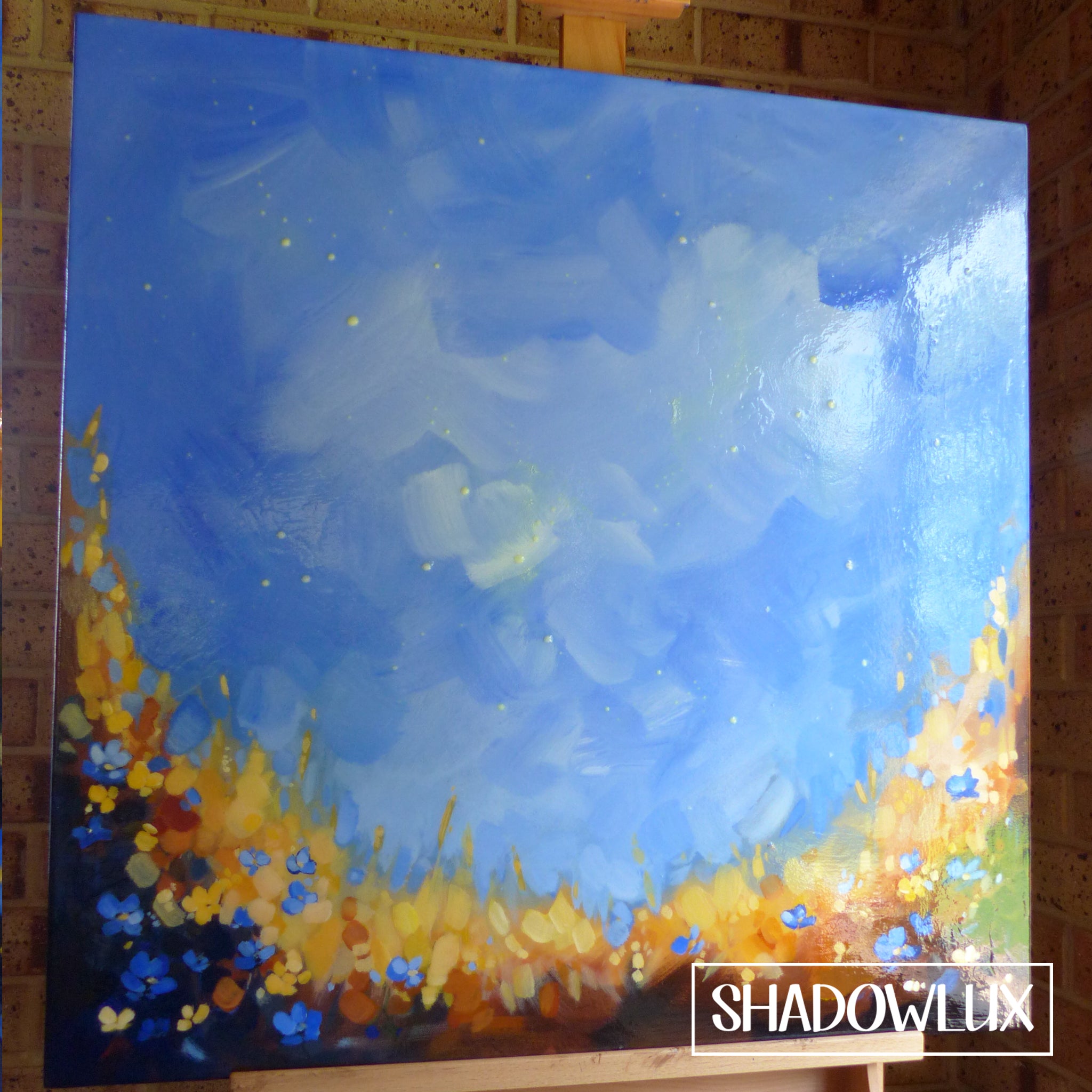 Nebula Skies ~ Glow in the Dark Art