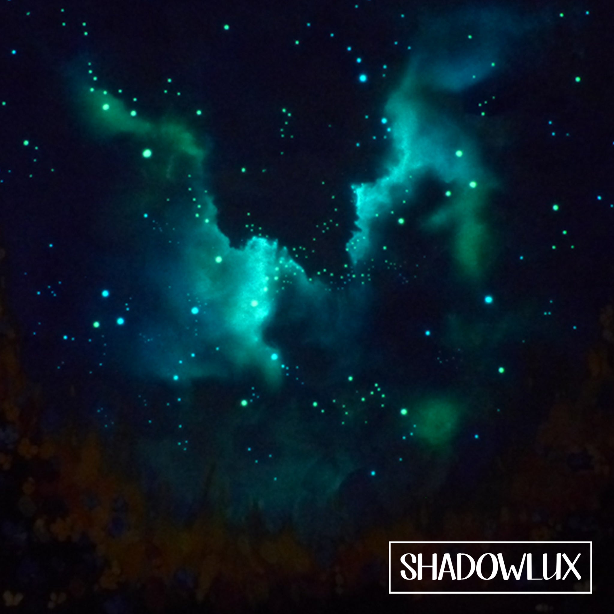 Nebula Skies ~ Glow in the Dark Art
