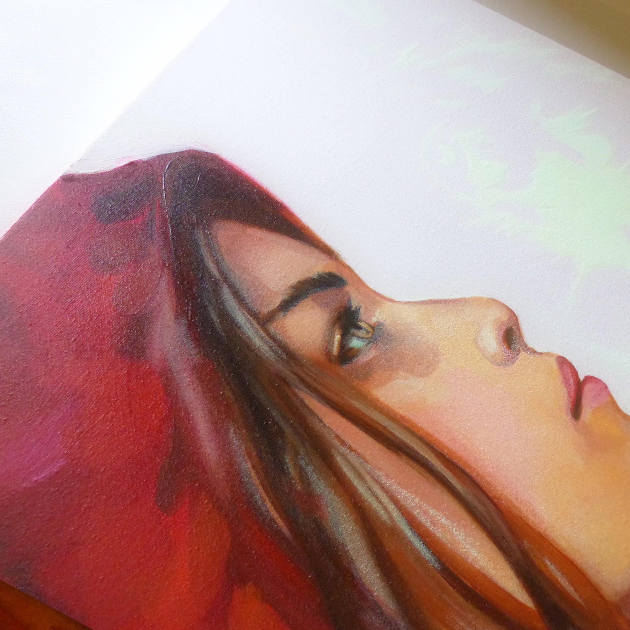 red riding hood glow in the dark art