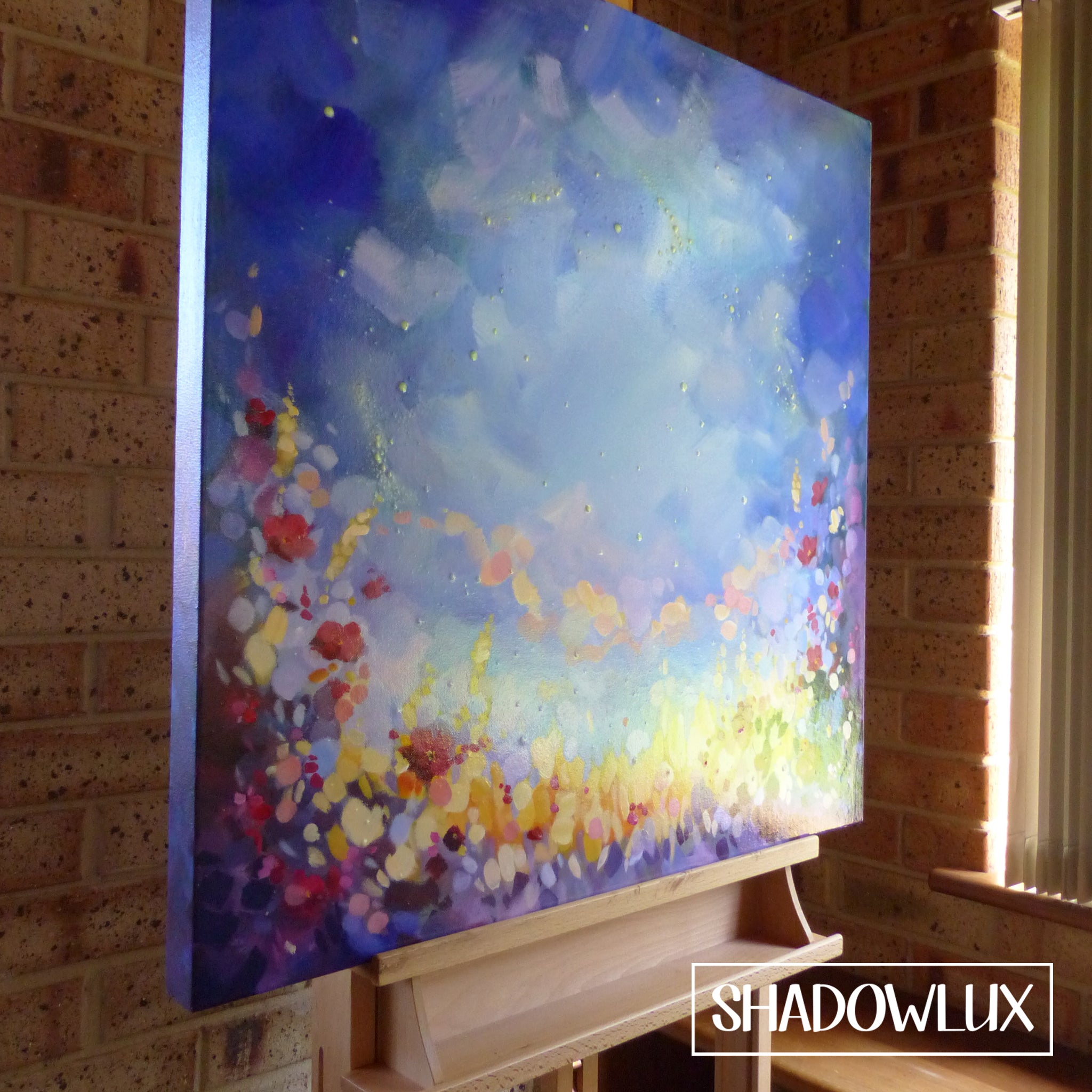 Glow in the Dark Art ~ Wild Flower meadow ~ New Shadowlux Art