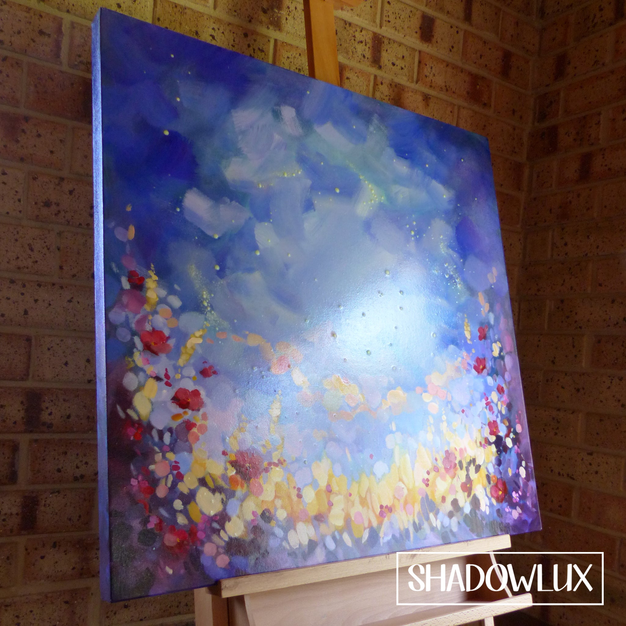 Glow in the Dark Art ~ Wild Flower meadow ~ New Shadowlux Art