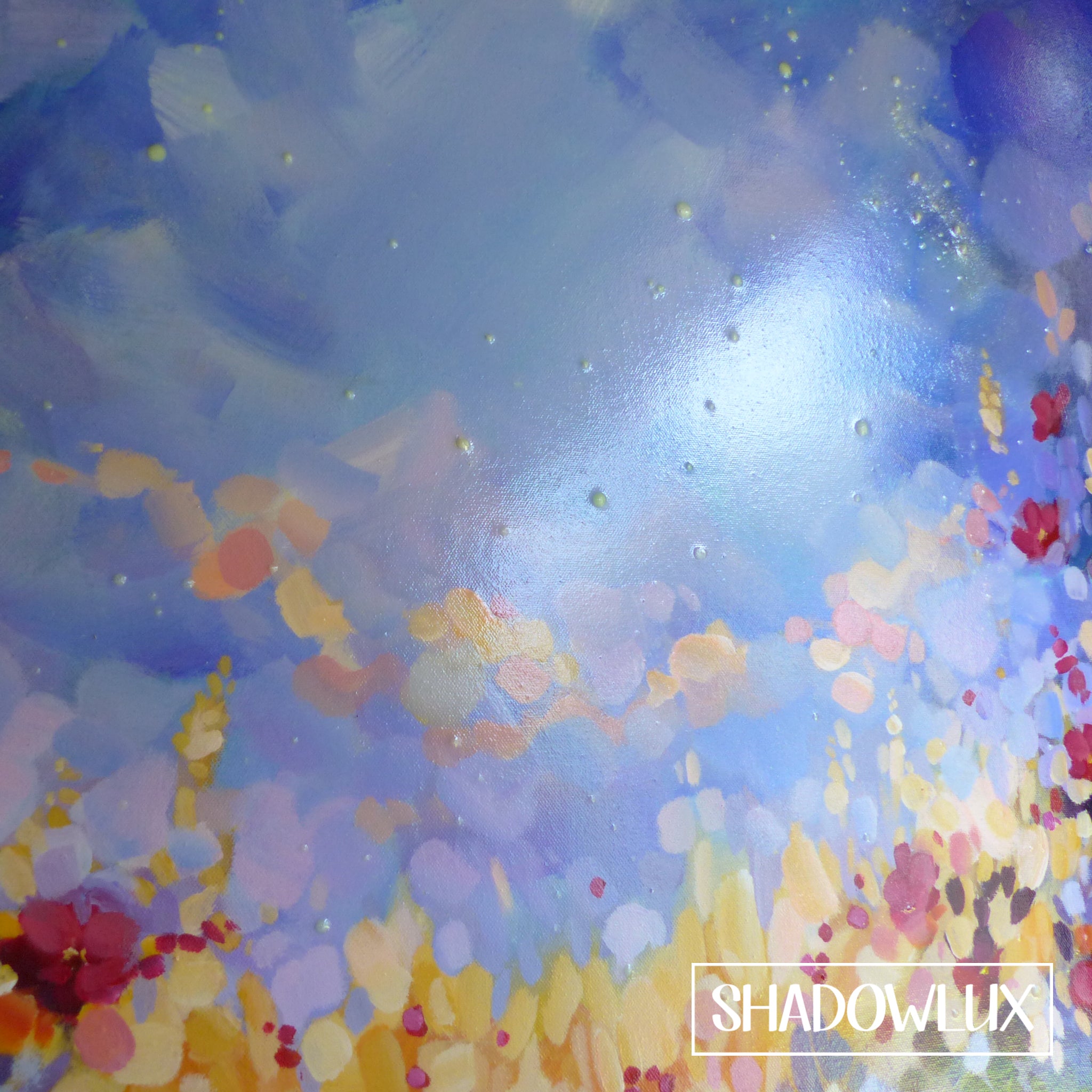 Glow in the Dark Art ~ Wild Flower meadow ~ New Shadowlux Art
