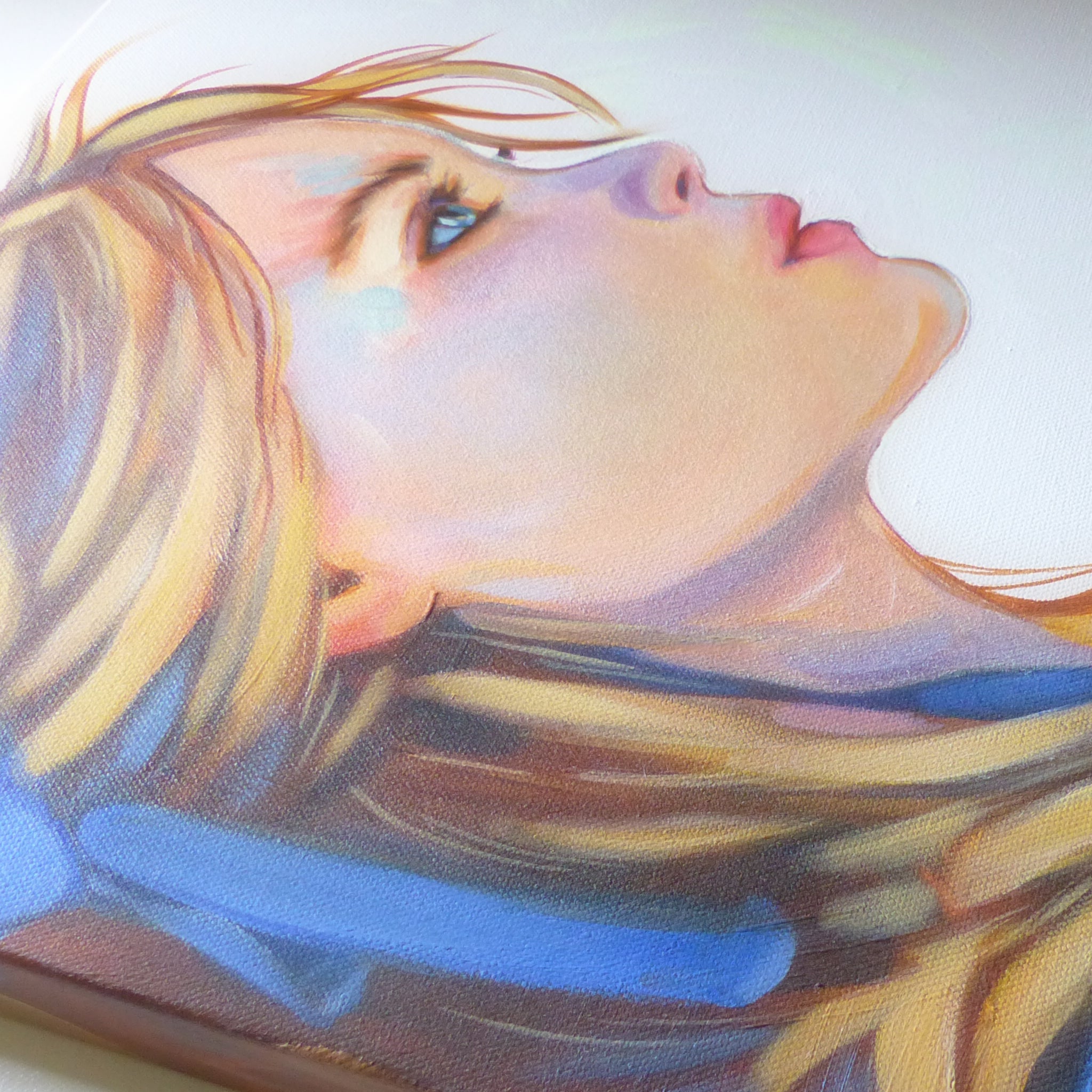 alice in wonderland glow in the dark art