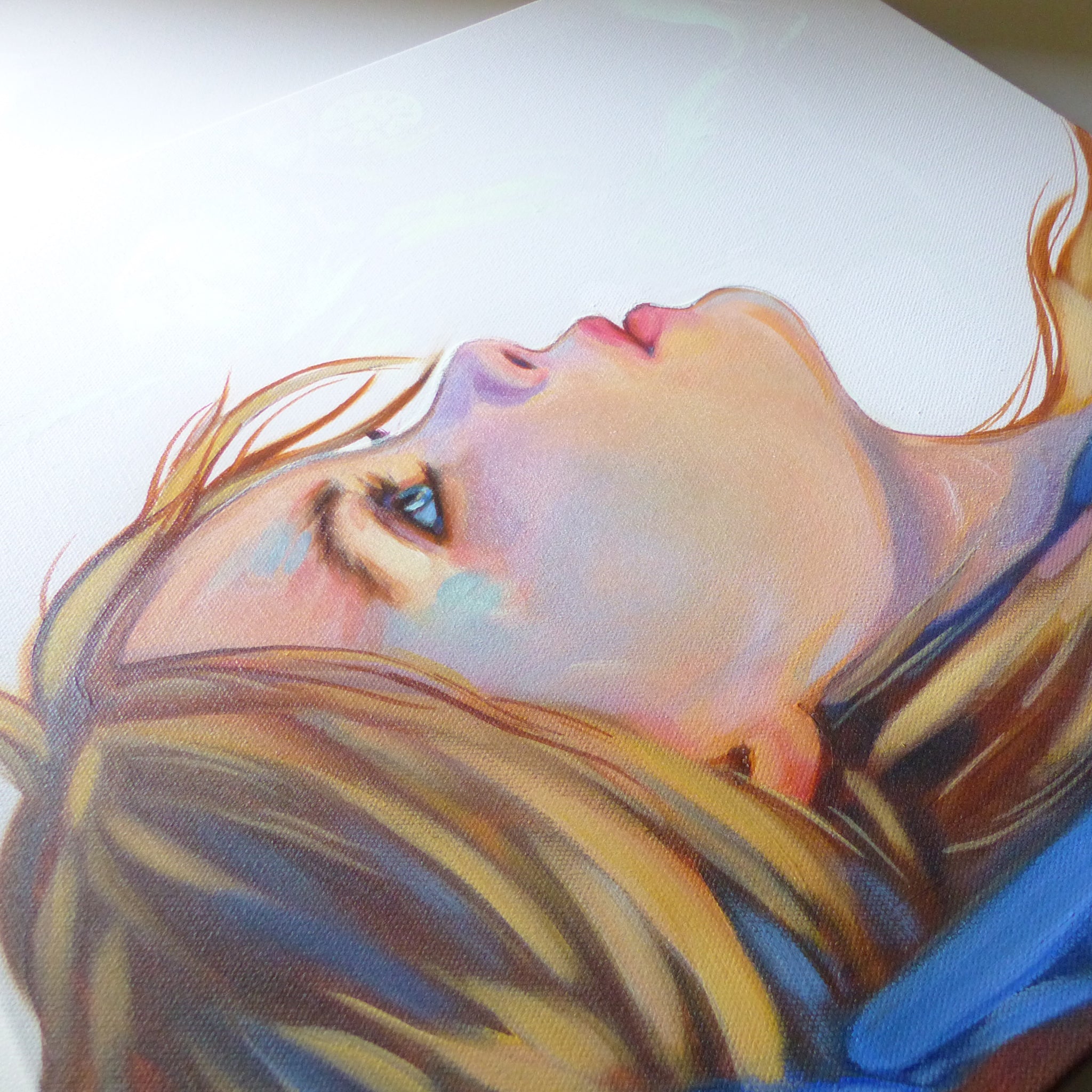 alice in wonderland glow in the dark art