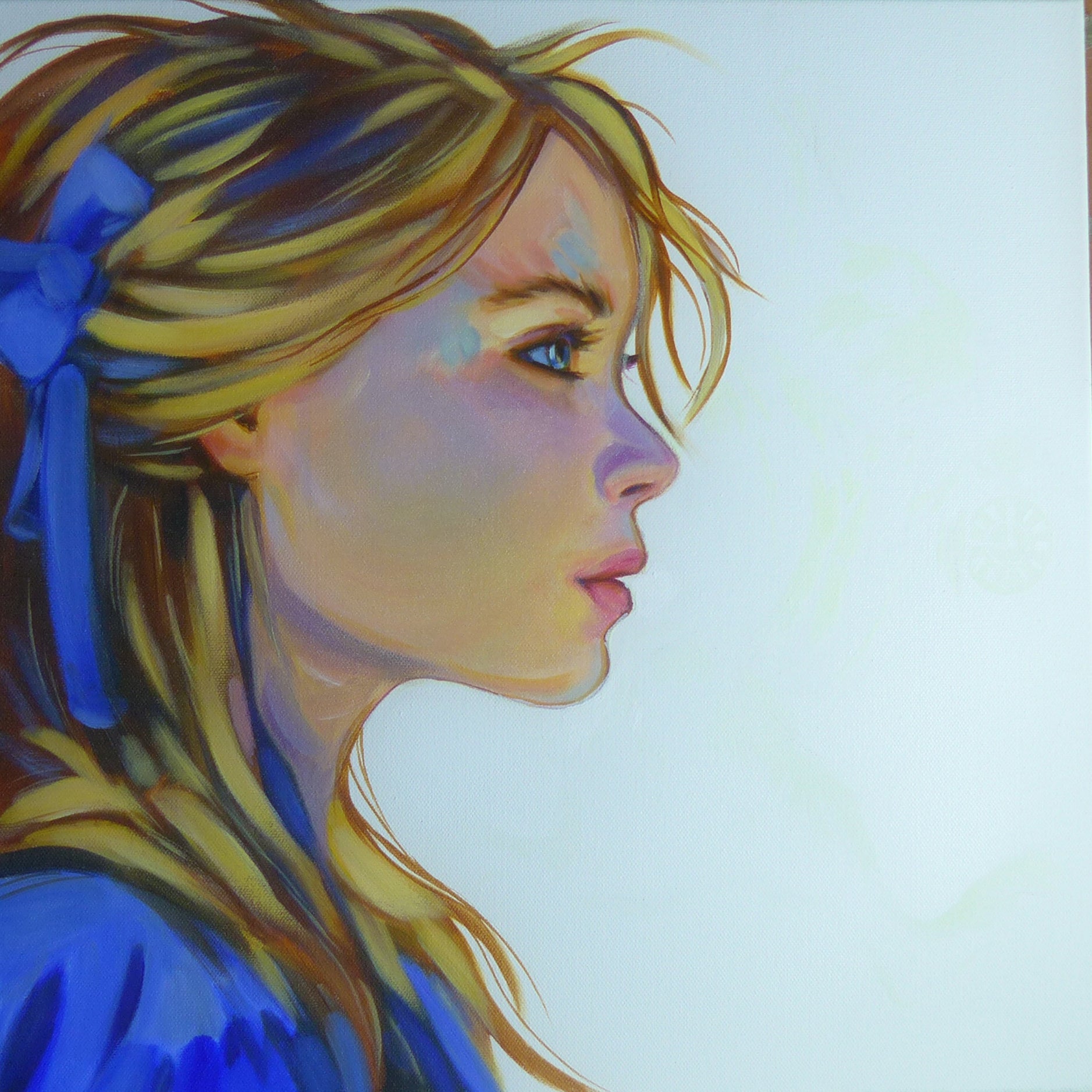 alice in wonderland glow in the dark art