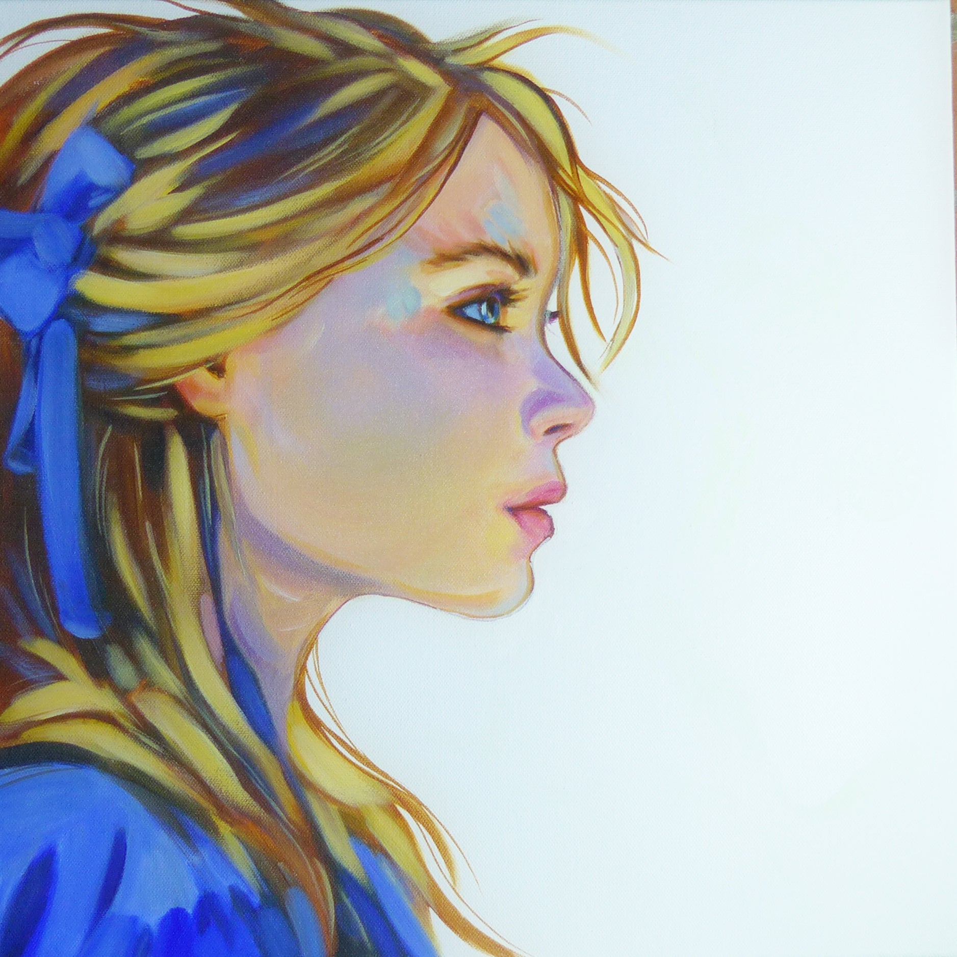 alice in wonderland glow in the dark art