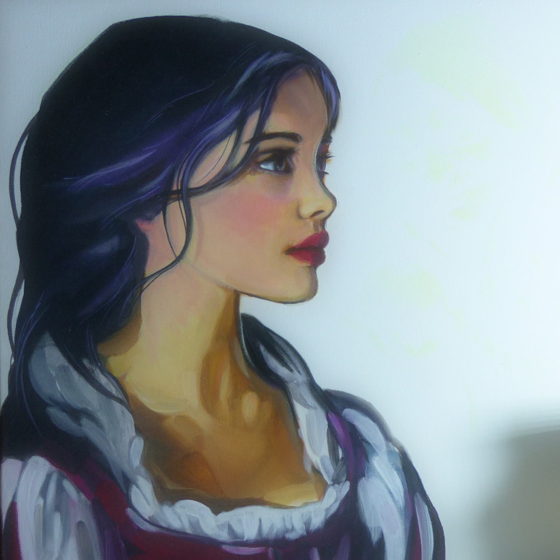 Glow in the Dark Snow White Art