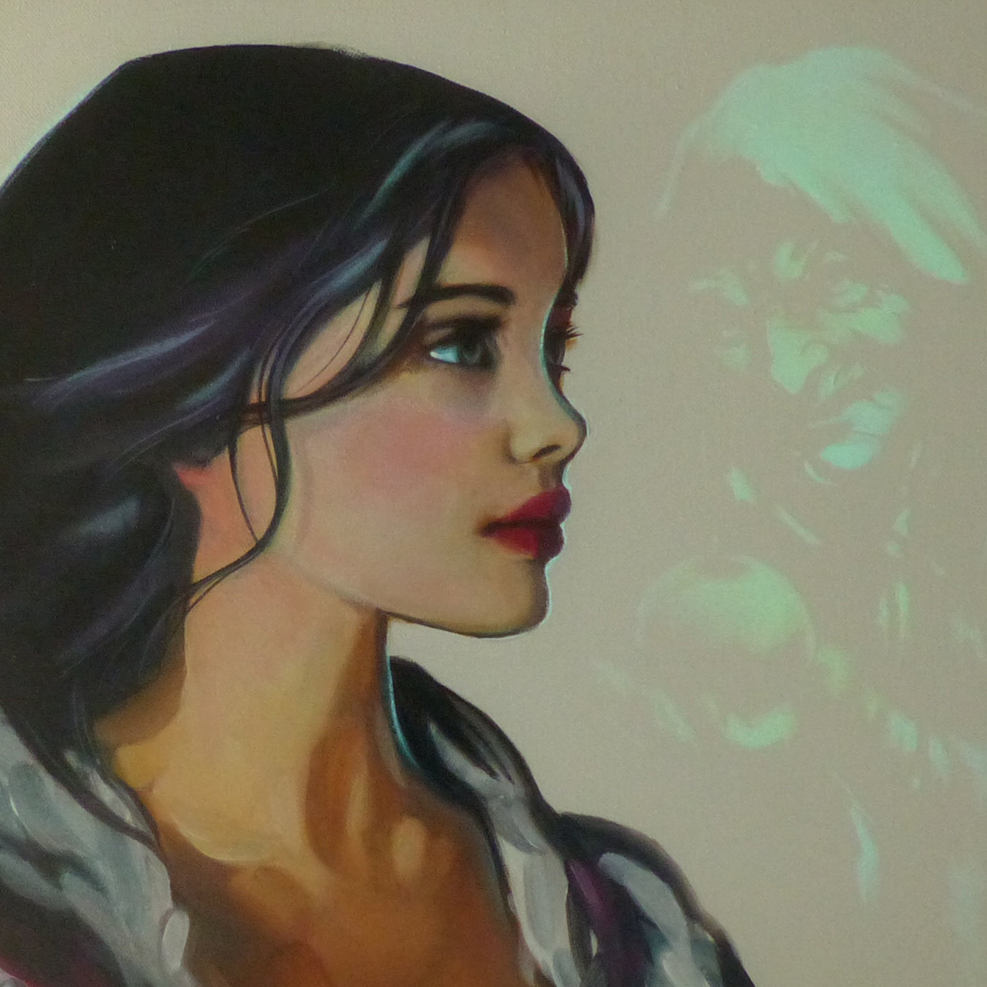 Glow in the Dark Snow White Art