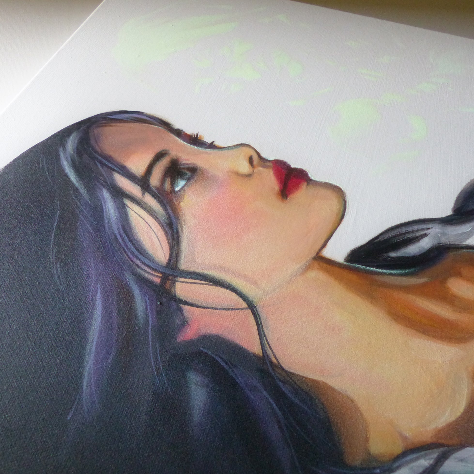 Glow in the Dark Snow White Art