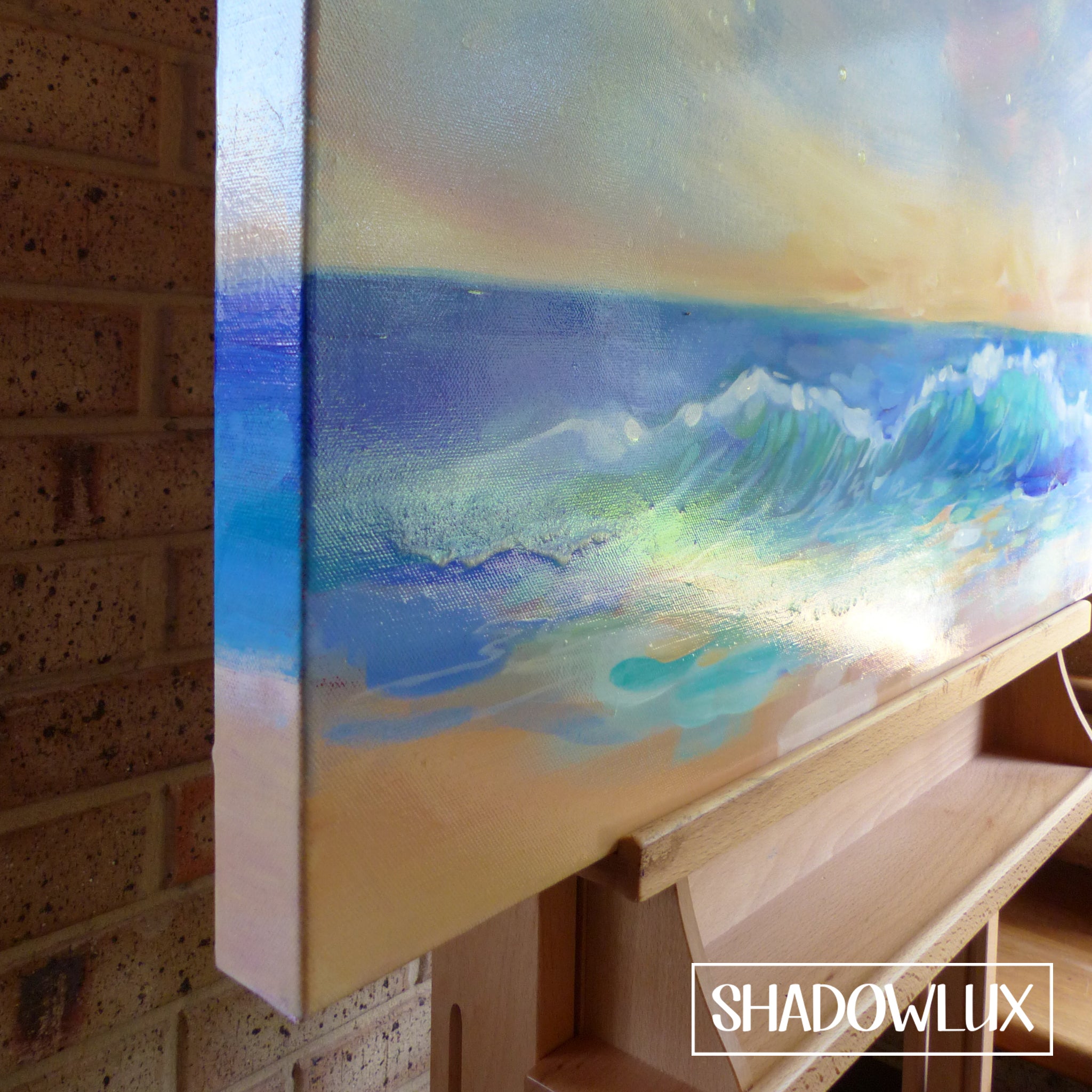 Glowing Tide ~ Glow in the Dark Beach Art