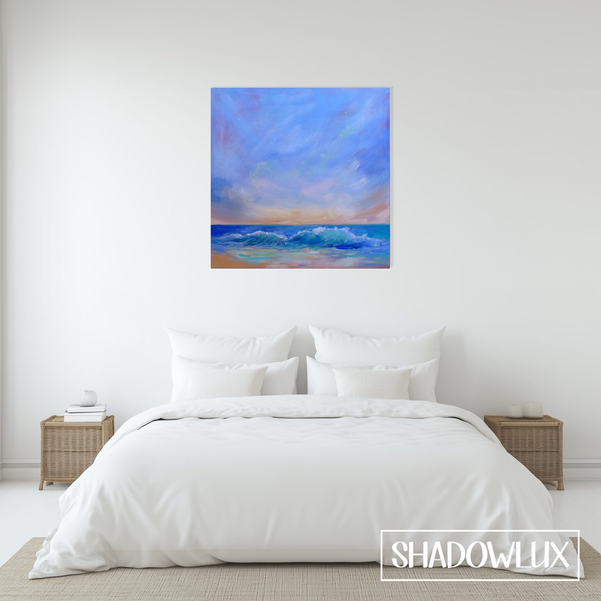 Glowing Tide ~ Glow in the Dark Beach Art