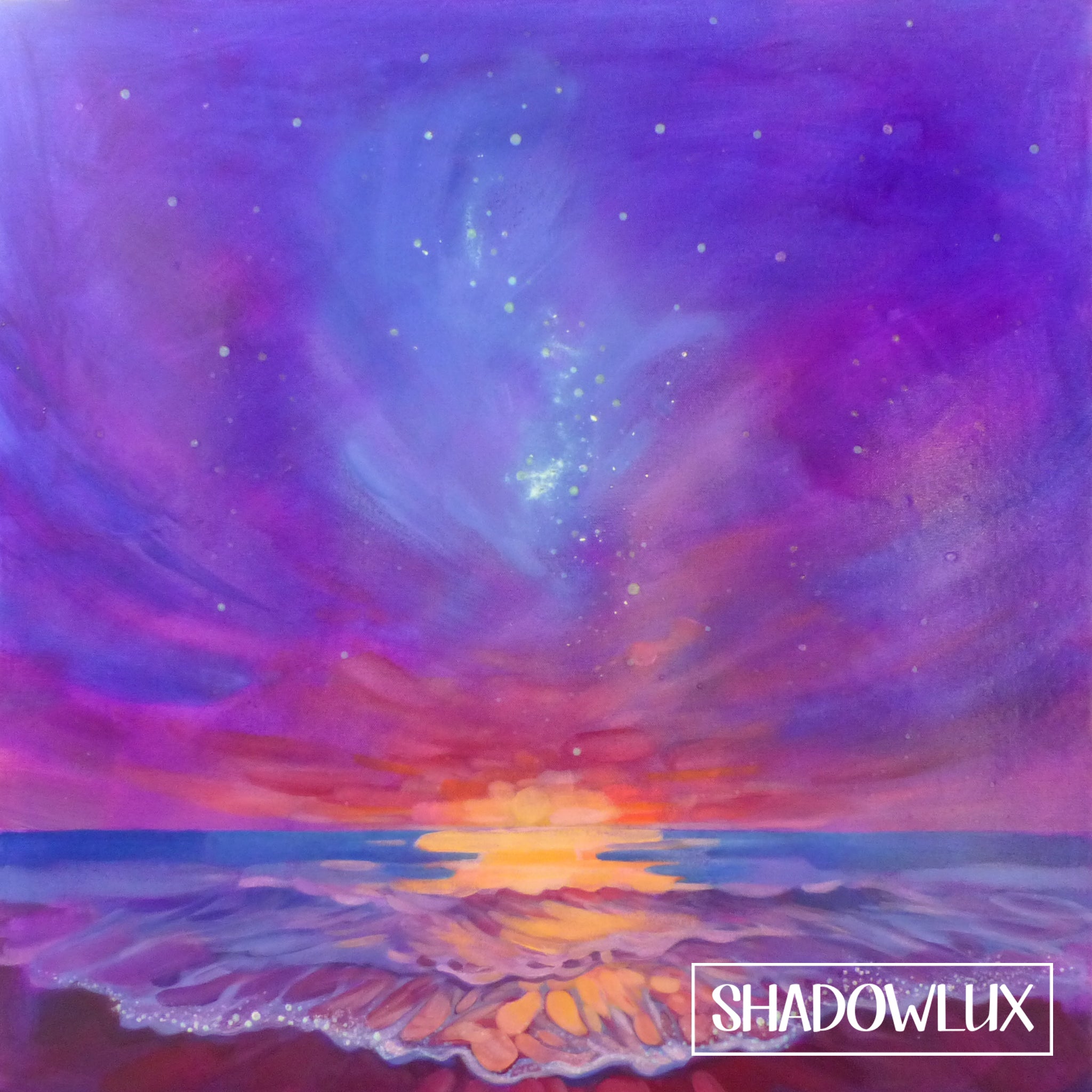 Glow in the Dark Wall Art ~ Sunset