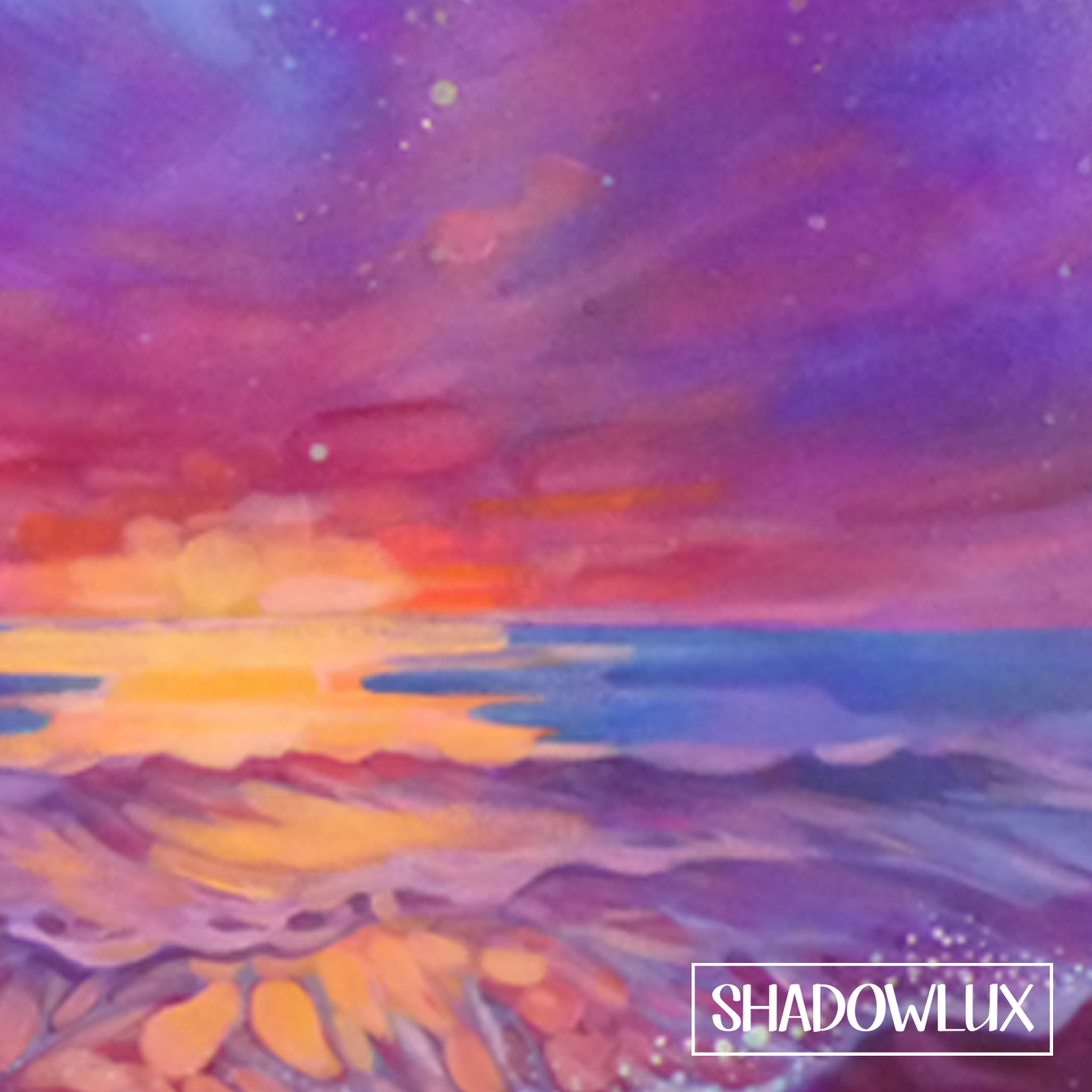 Glow in the Dark Wall Art ~ Sunset