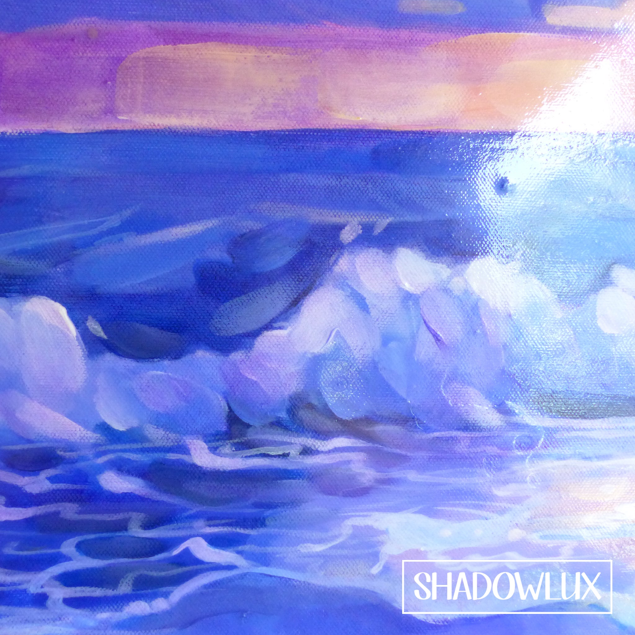 Sunfall ~ Glow in the Dark Beach Painting