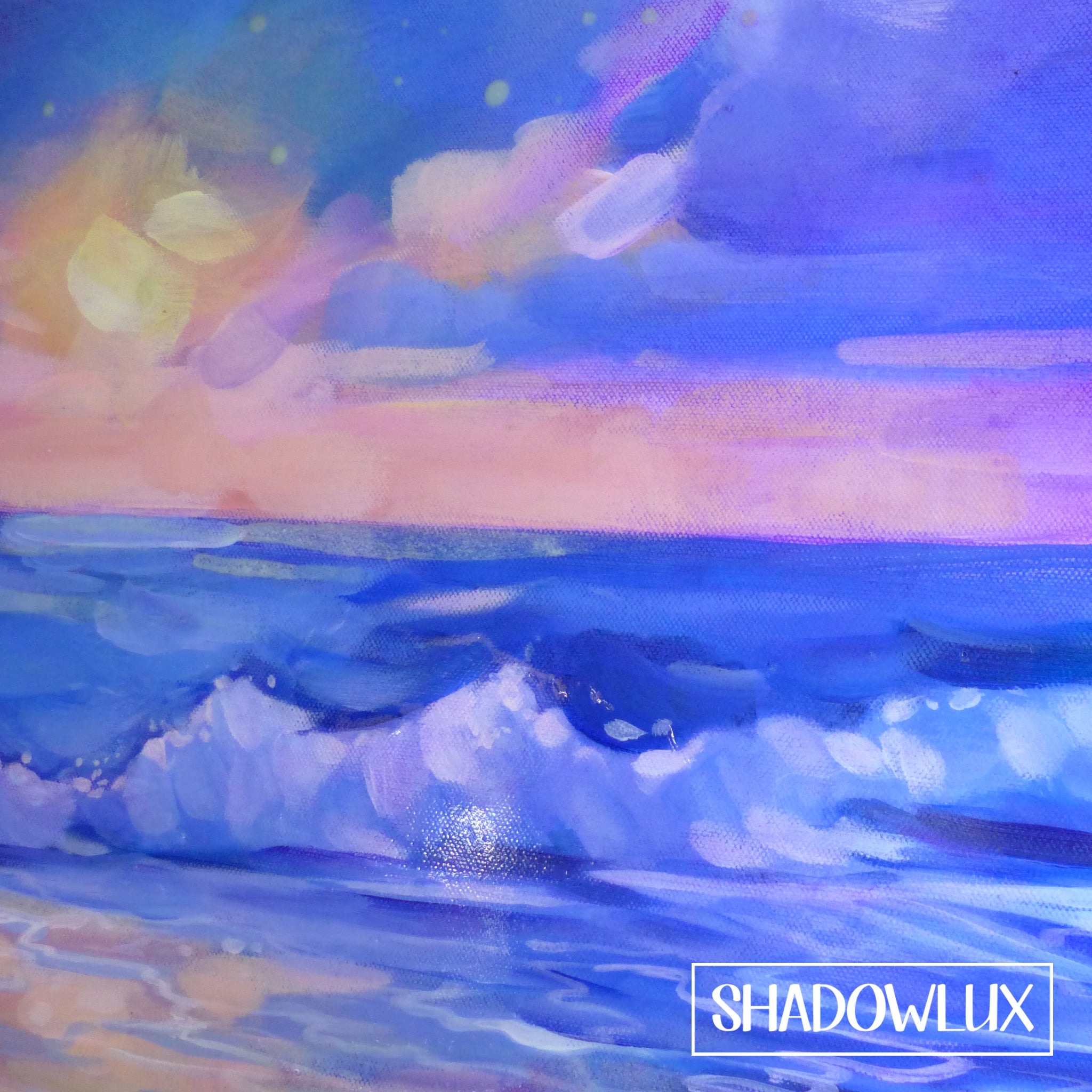 Sunfall ~ Glow in the Dark Beach Painting