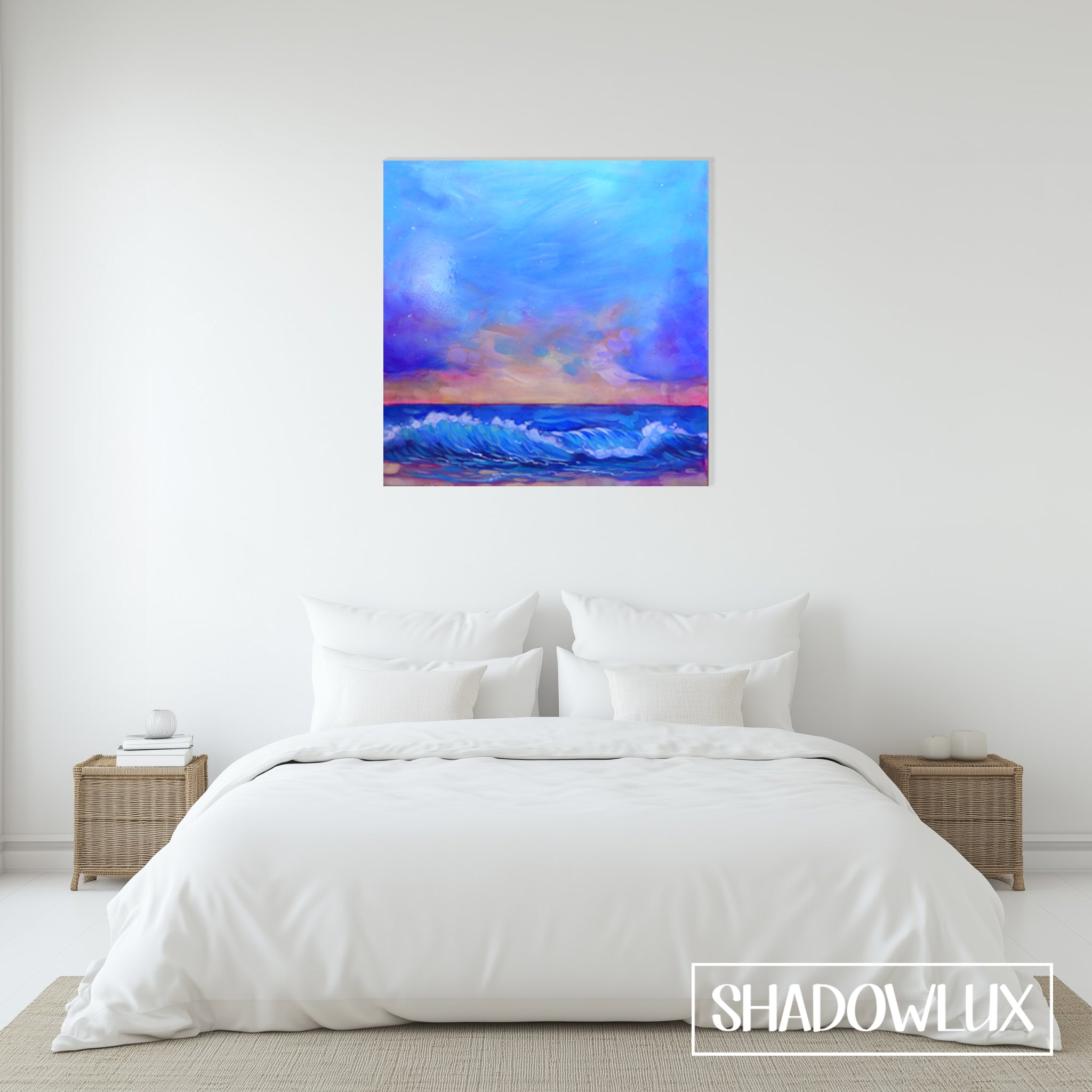 Sunfall ~ Glow in the Dark Beach Painting