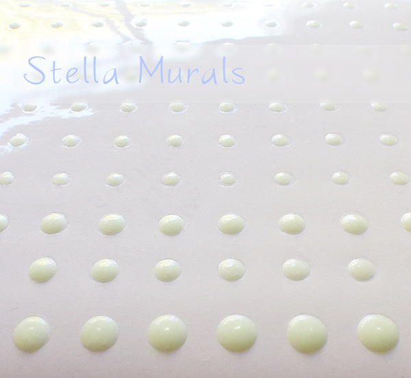 Glow in the Dark Star Ceiling | XL Ombre Moon | White