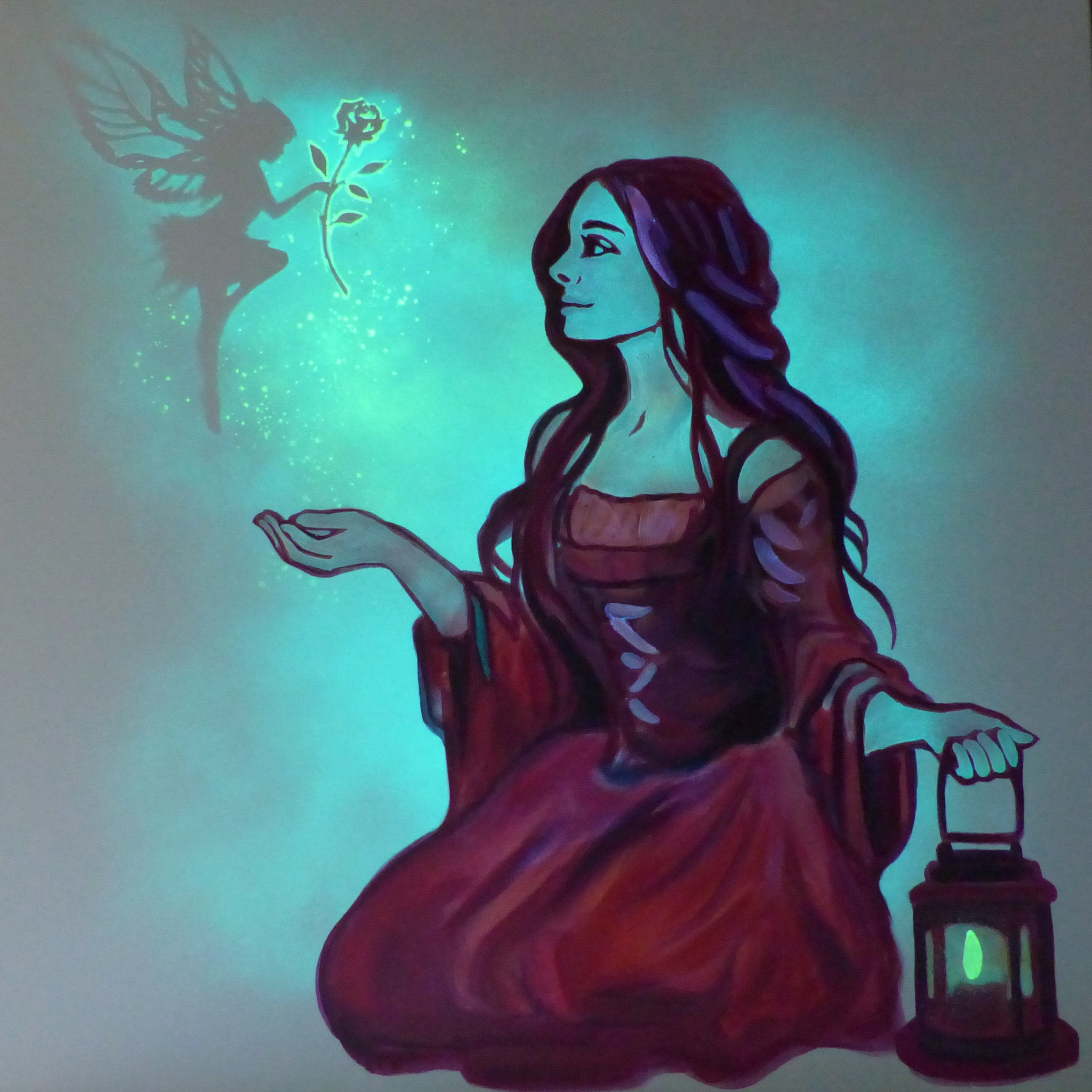 glowing fairy art