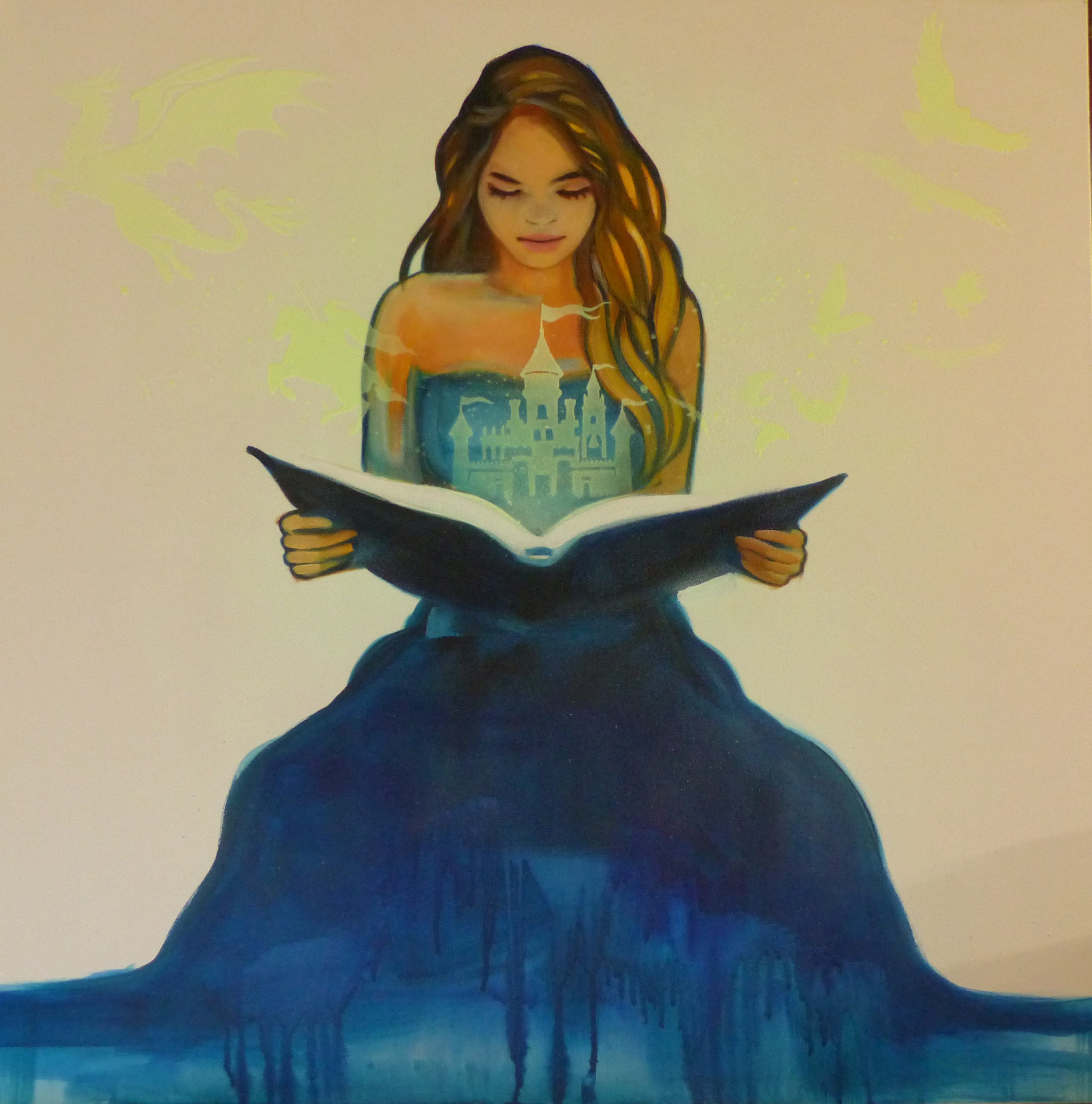 Glow in the Dark Art - Hidden Secrets - The Story Teller