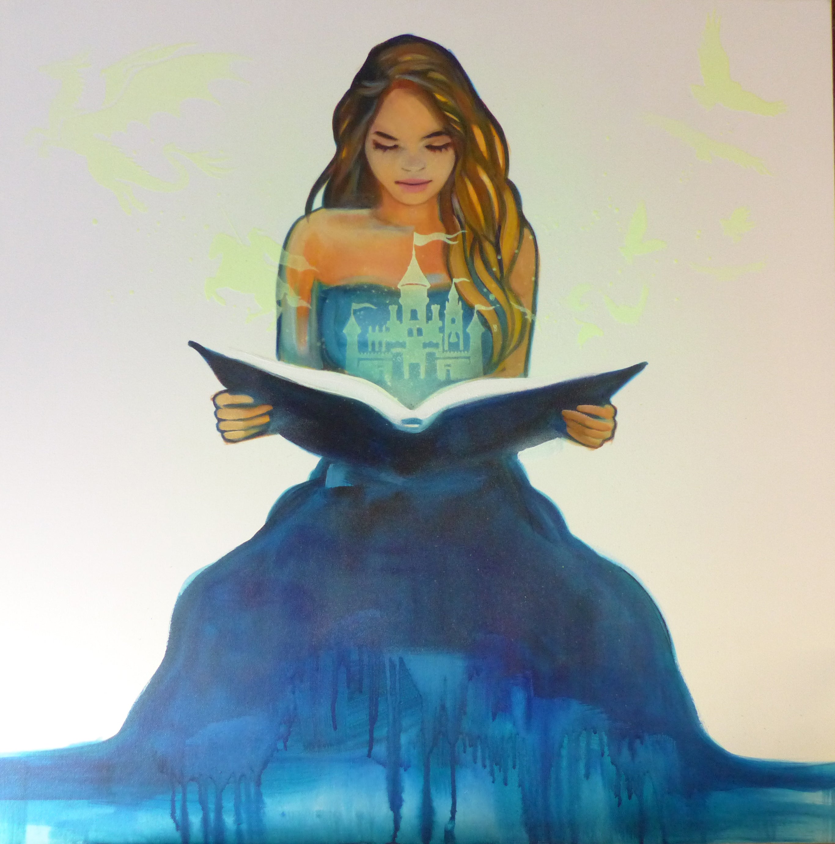 Glow in the Dark Art - Hidden Secrets - The Story Teller