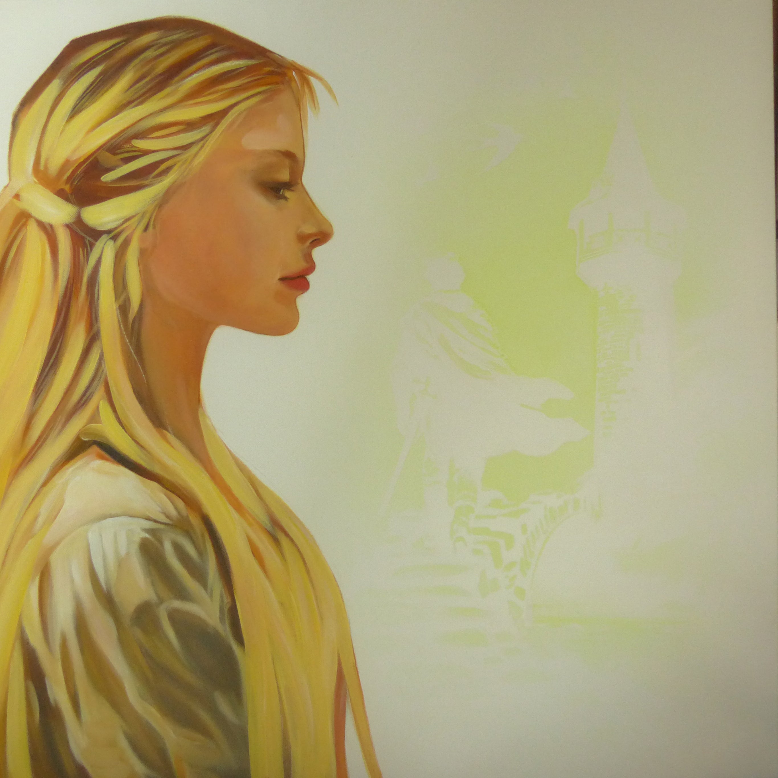 glow in the dark rapunzel tangled art