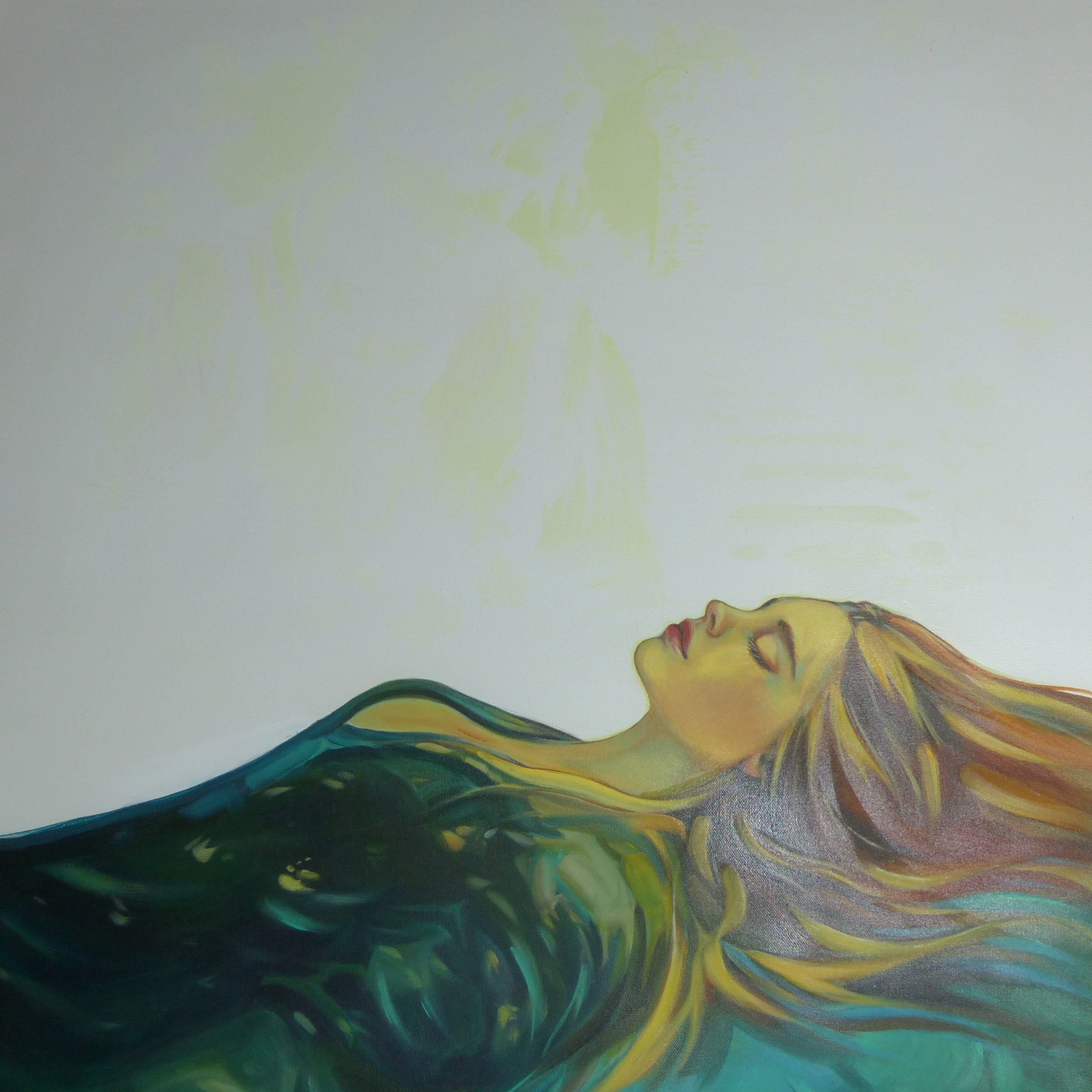 glow in the dark sleeping beauty painting