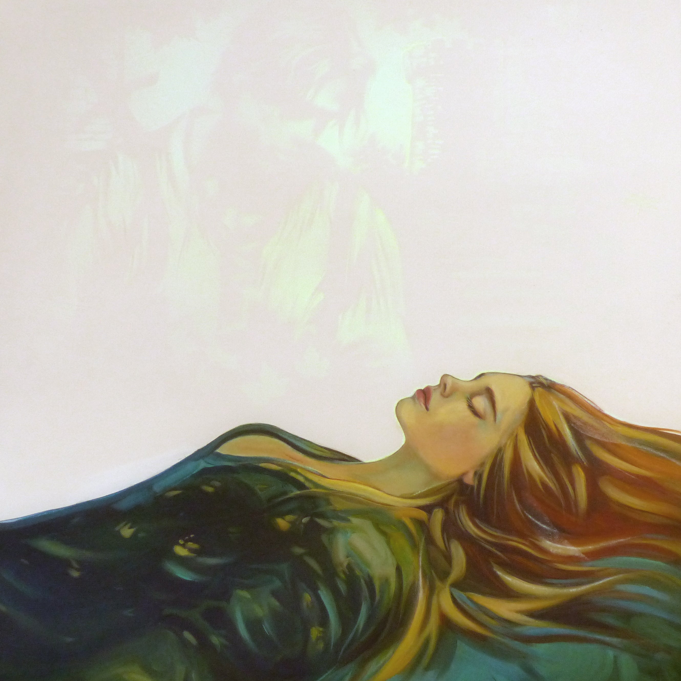 glow in the dark sleeping beauty painting