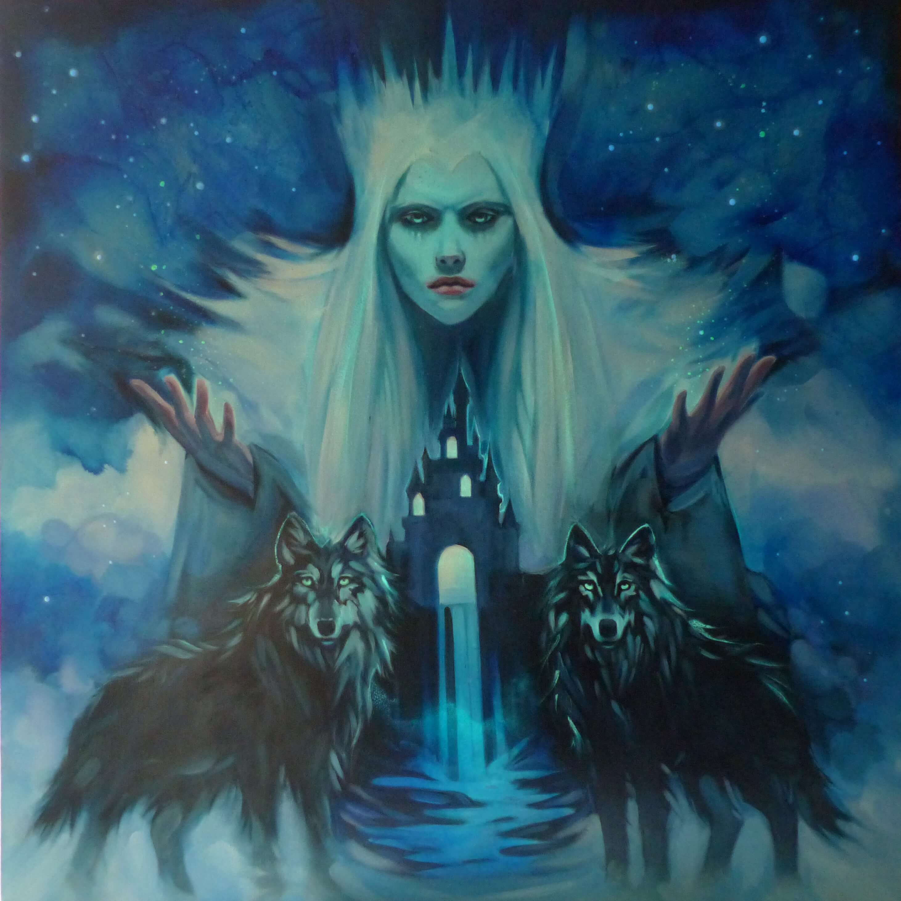 glow in the dark snow queen