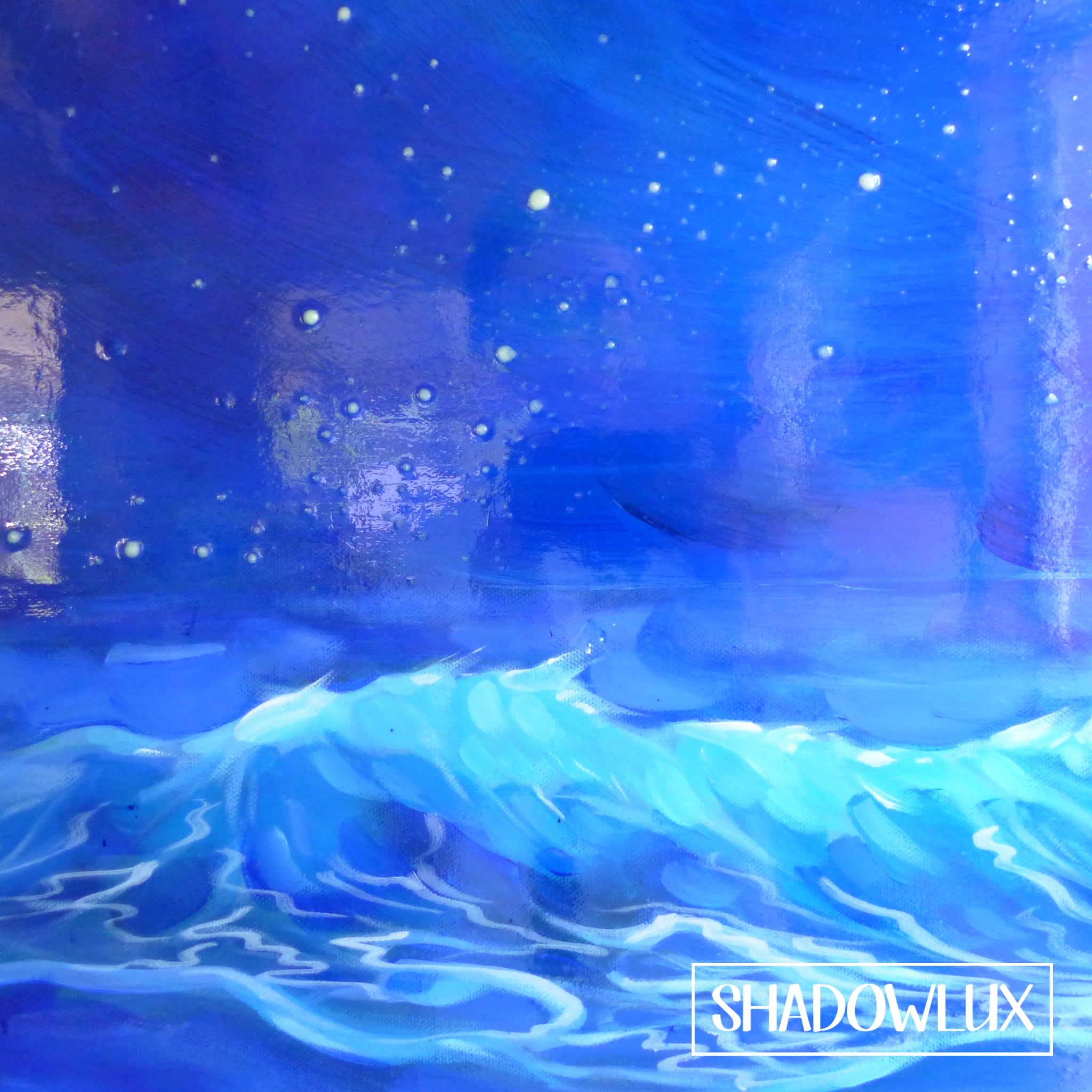 Glow in the Dark Art ~ Ocean Moon ~ New Shadowlux Art