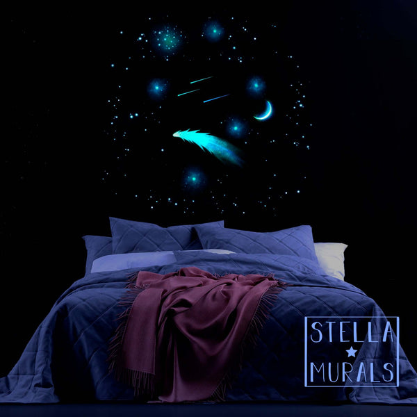 Mini Glow in the Dark Star Ceiling New Zealand Edition Stella Murals