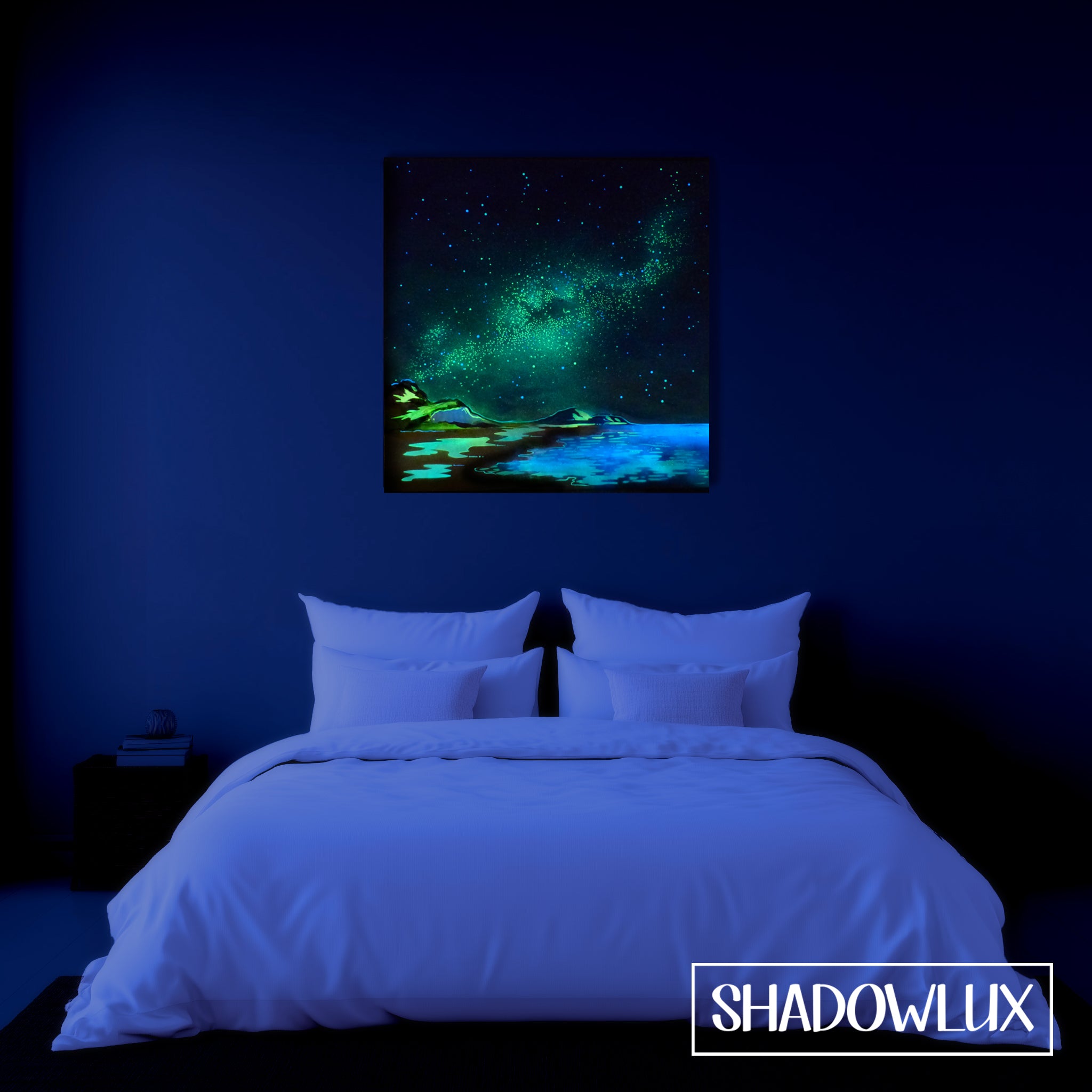 glow in the dark beach