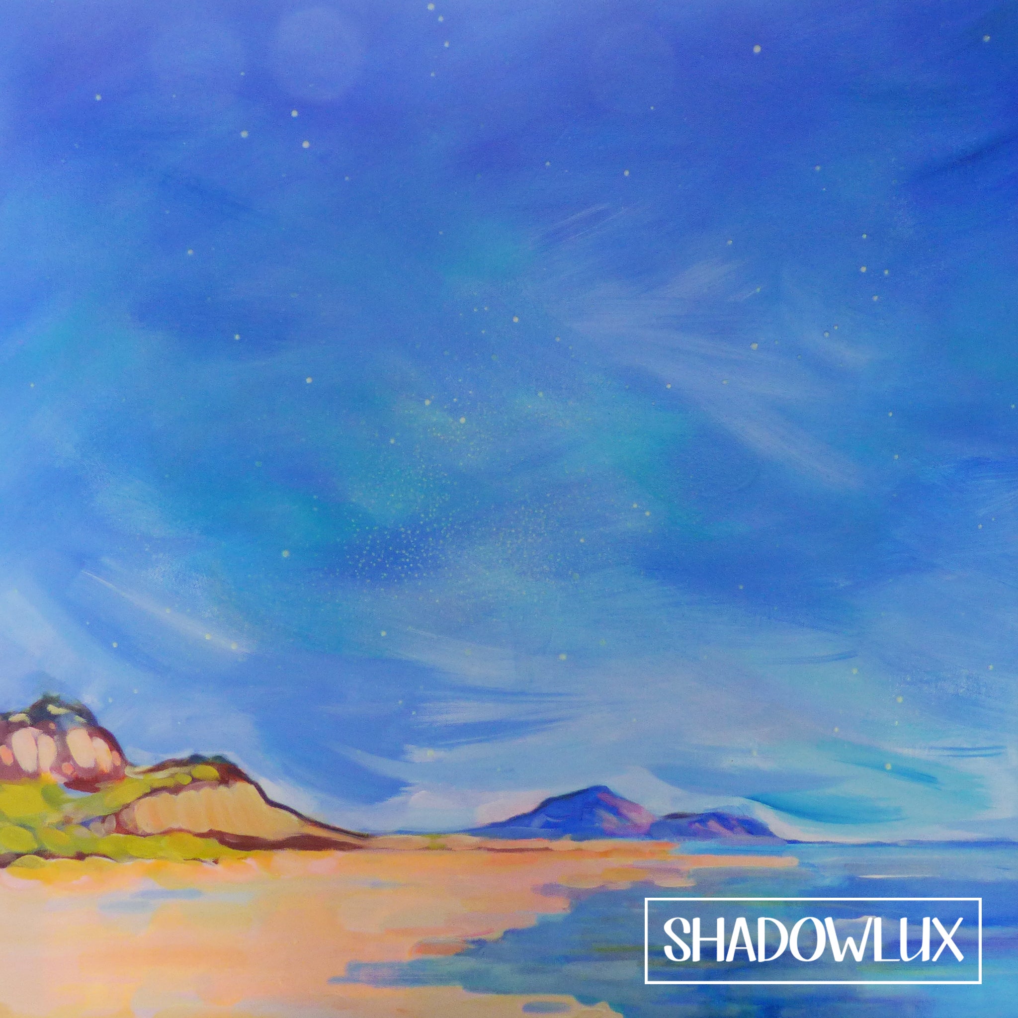 Turquoise Bay ~ Glow in the Dark Art