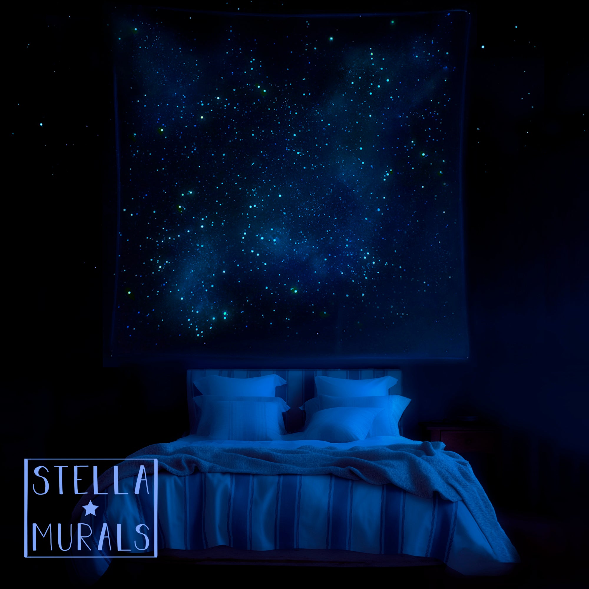 XL Glow in the Dark Star Ceiling Canopy