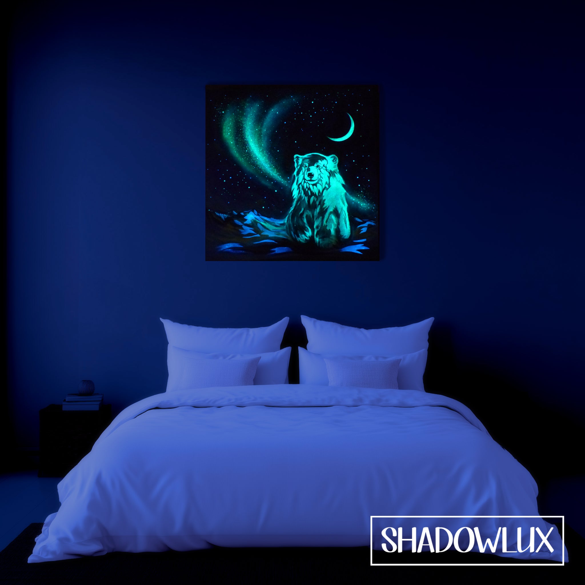 Aurora Bear ~ New Glow Painting