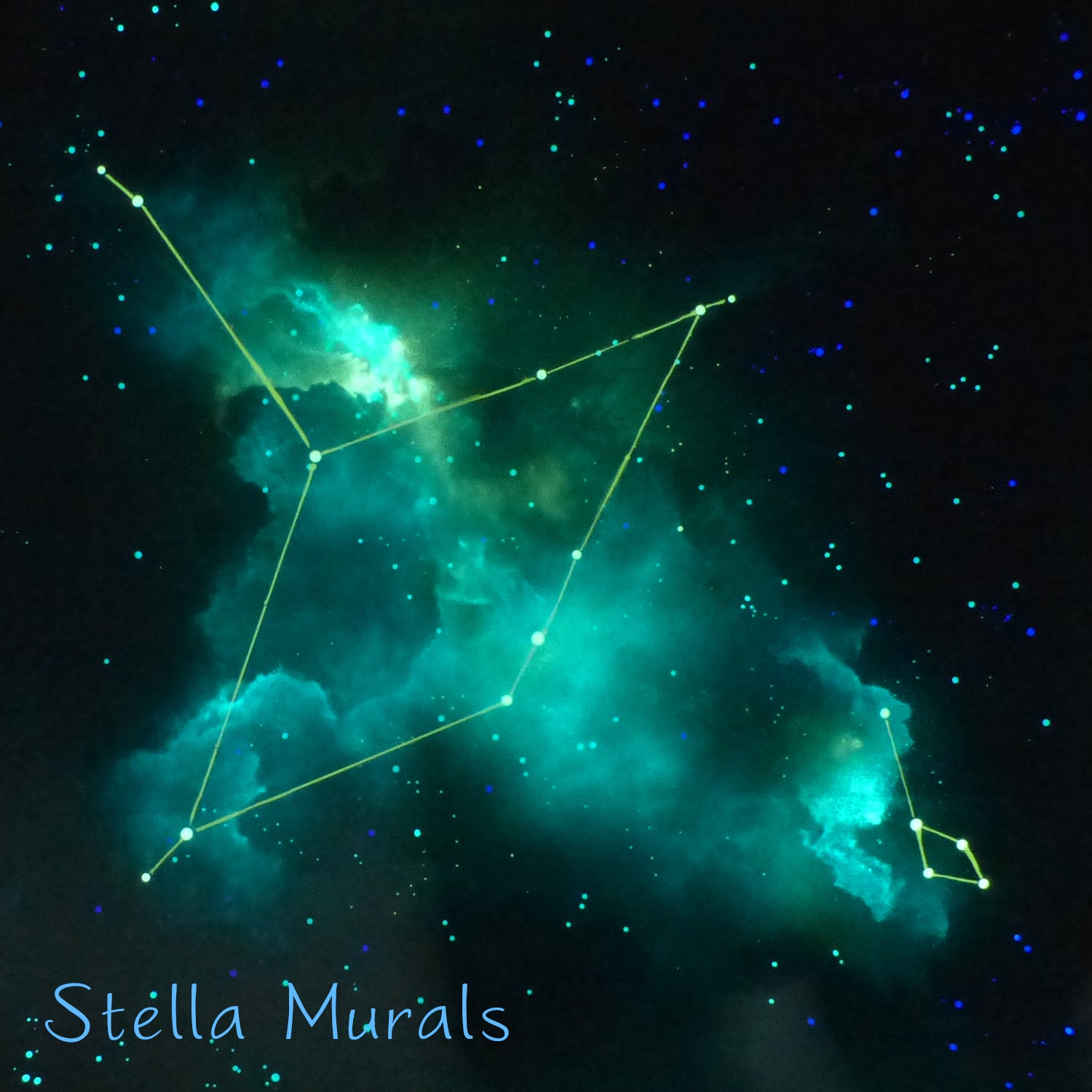 Aquila constellation glow in the dark made and designed in new zealand