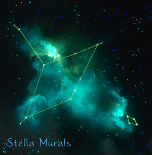 Aquila constellation glow in the dark stella murals