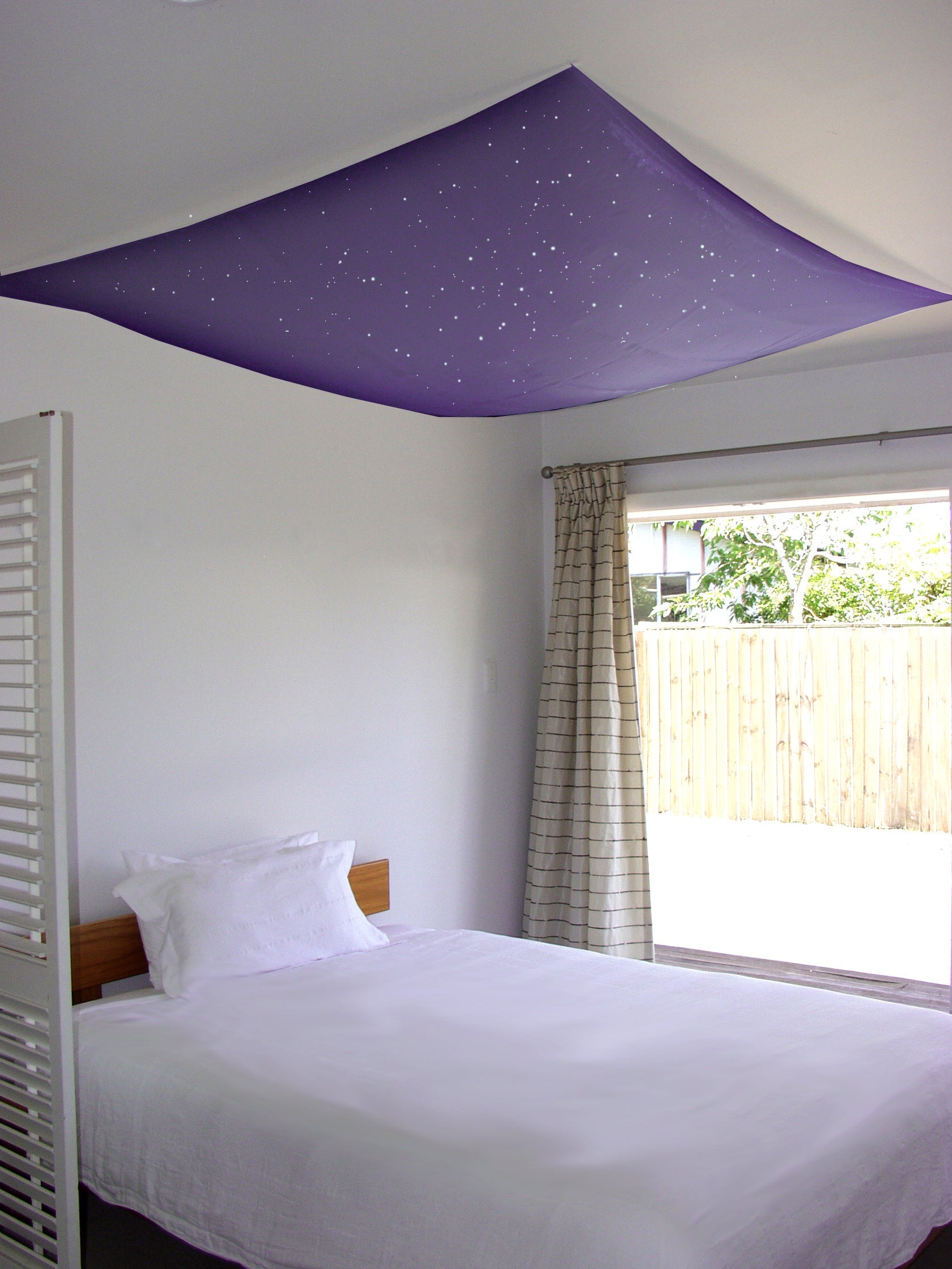 Glow | Luminescent Star Ceiling Canopy - Stella Murals