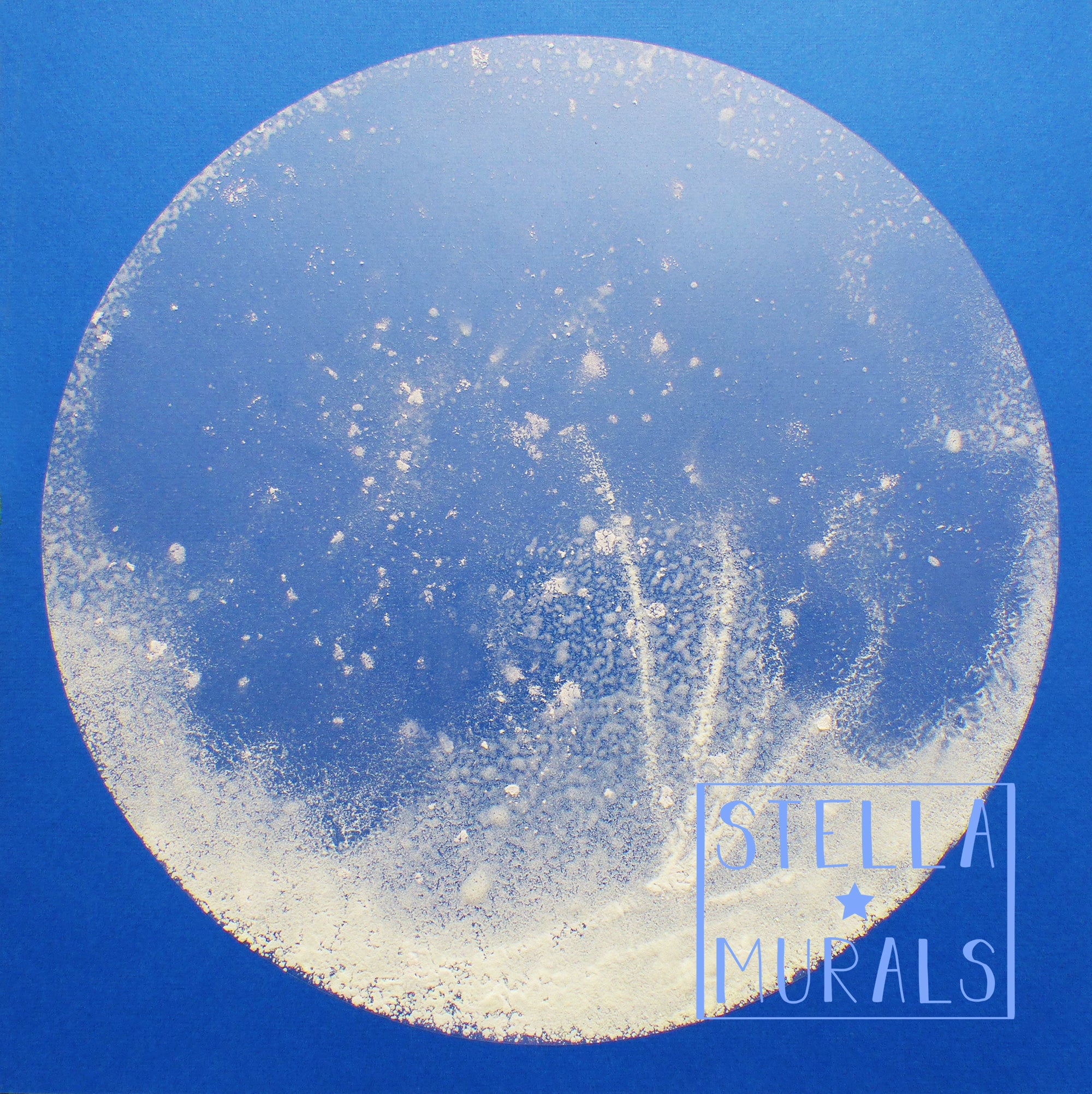Glow in the Dark Star Ceiling | XL Ombre Moon | Clear Vinyl